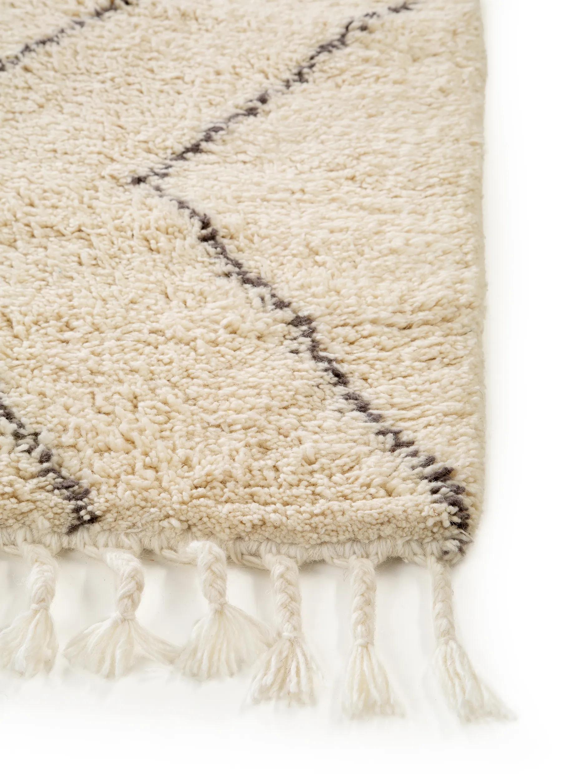 Wool rug Beppo Beige