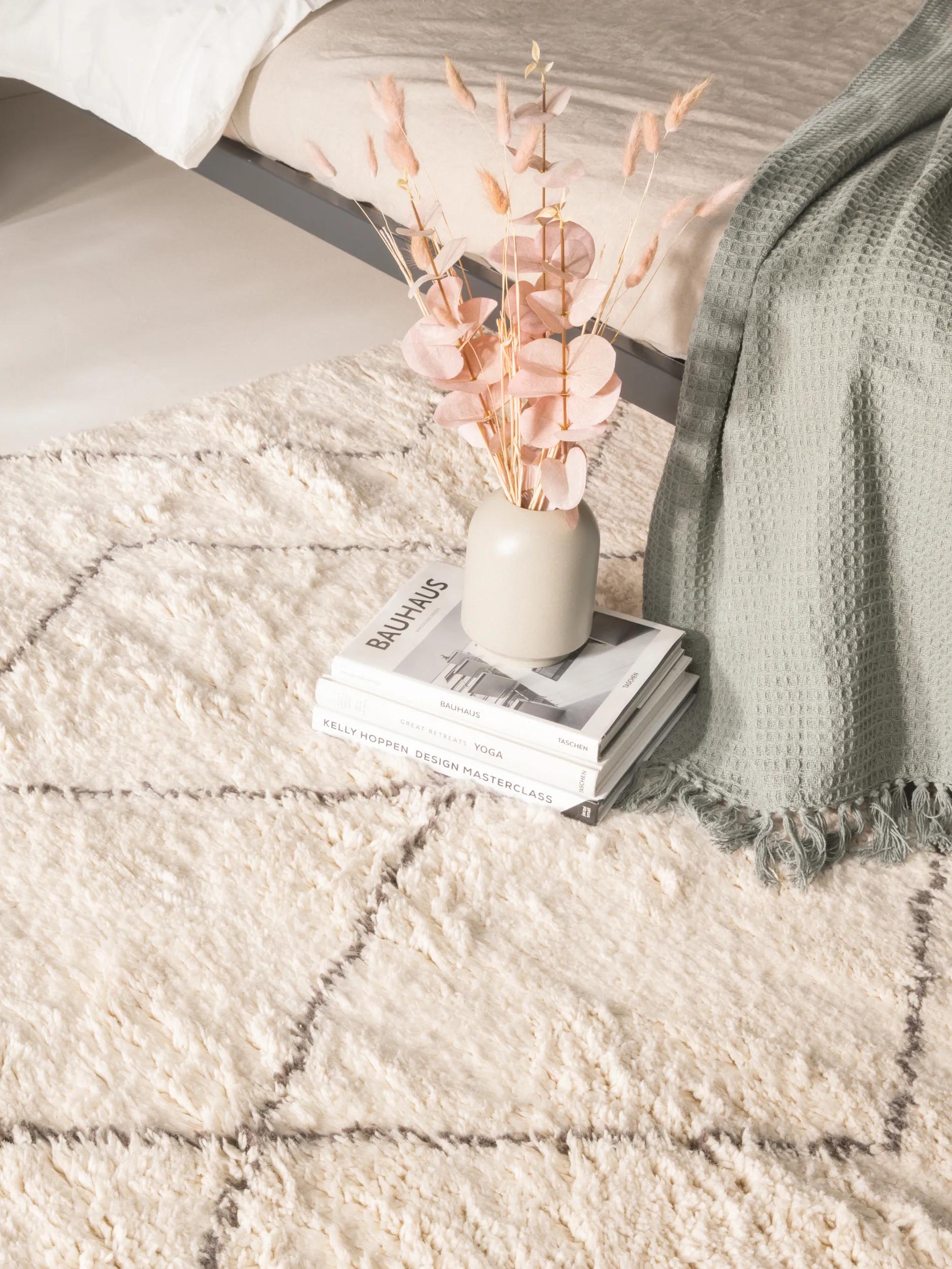 Wool rug Beppo Beige