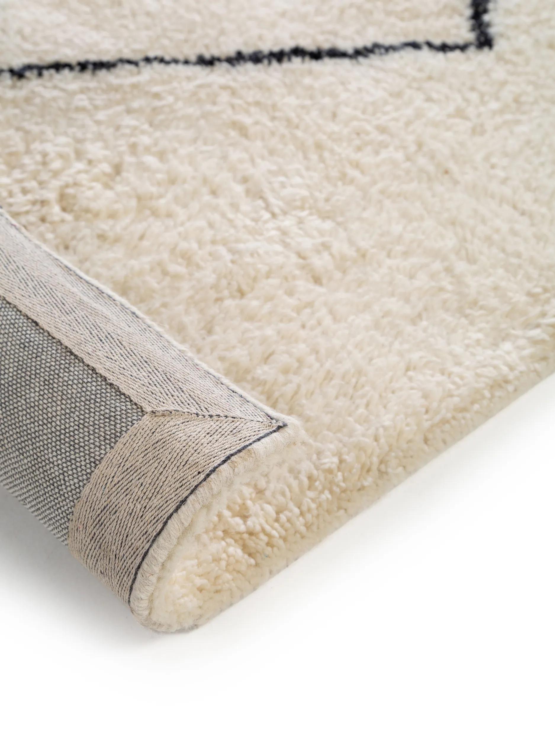 Wool Rug Berber Cream