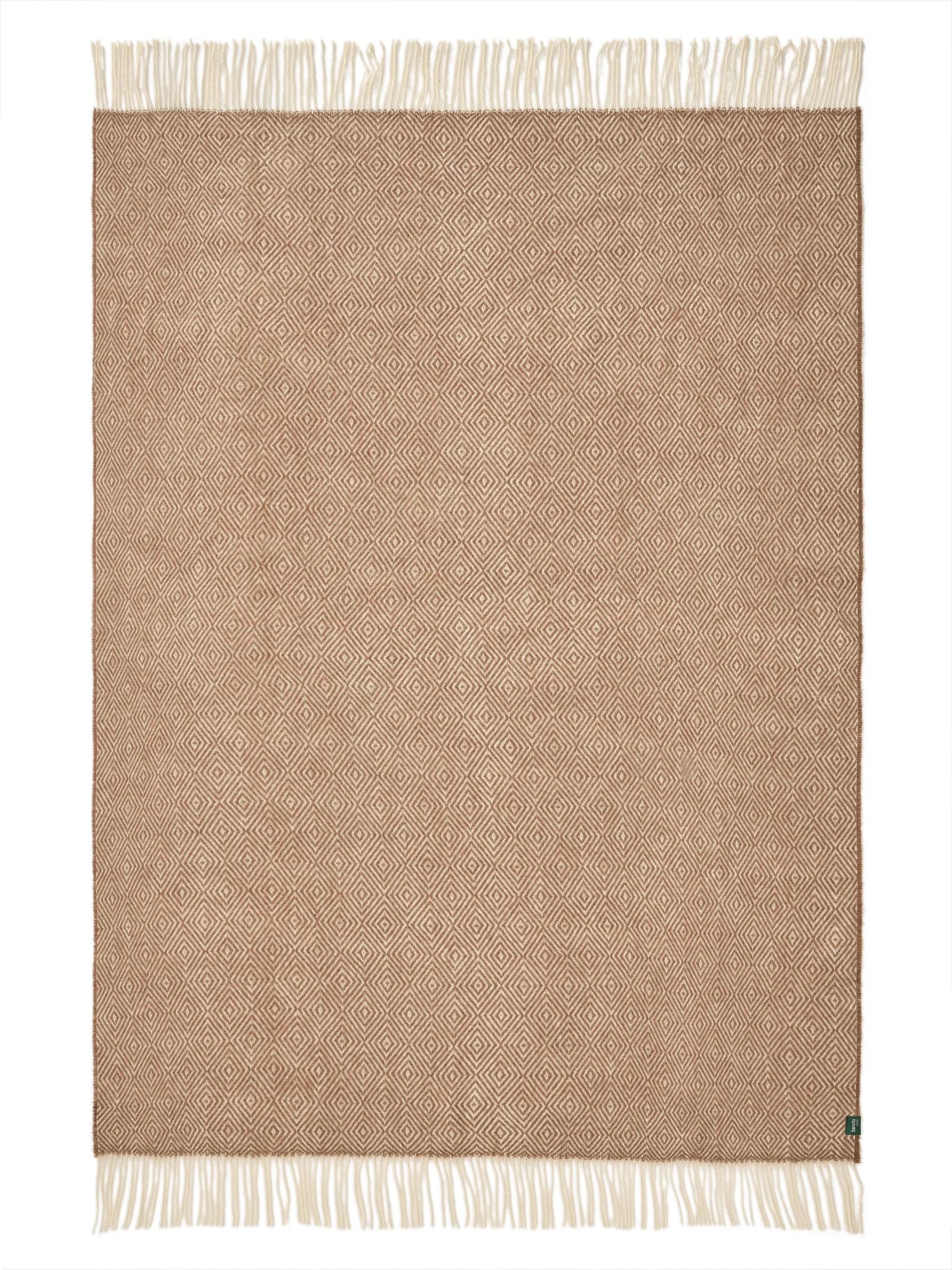 Couverture en laine Bianca Brown