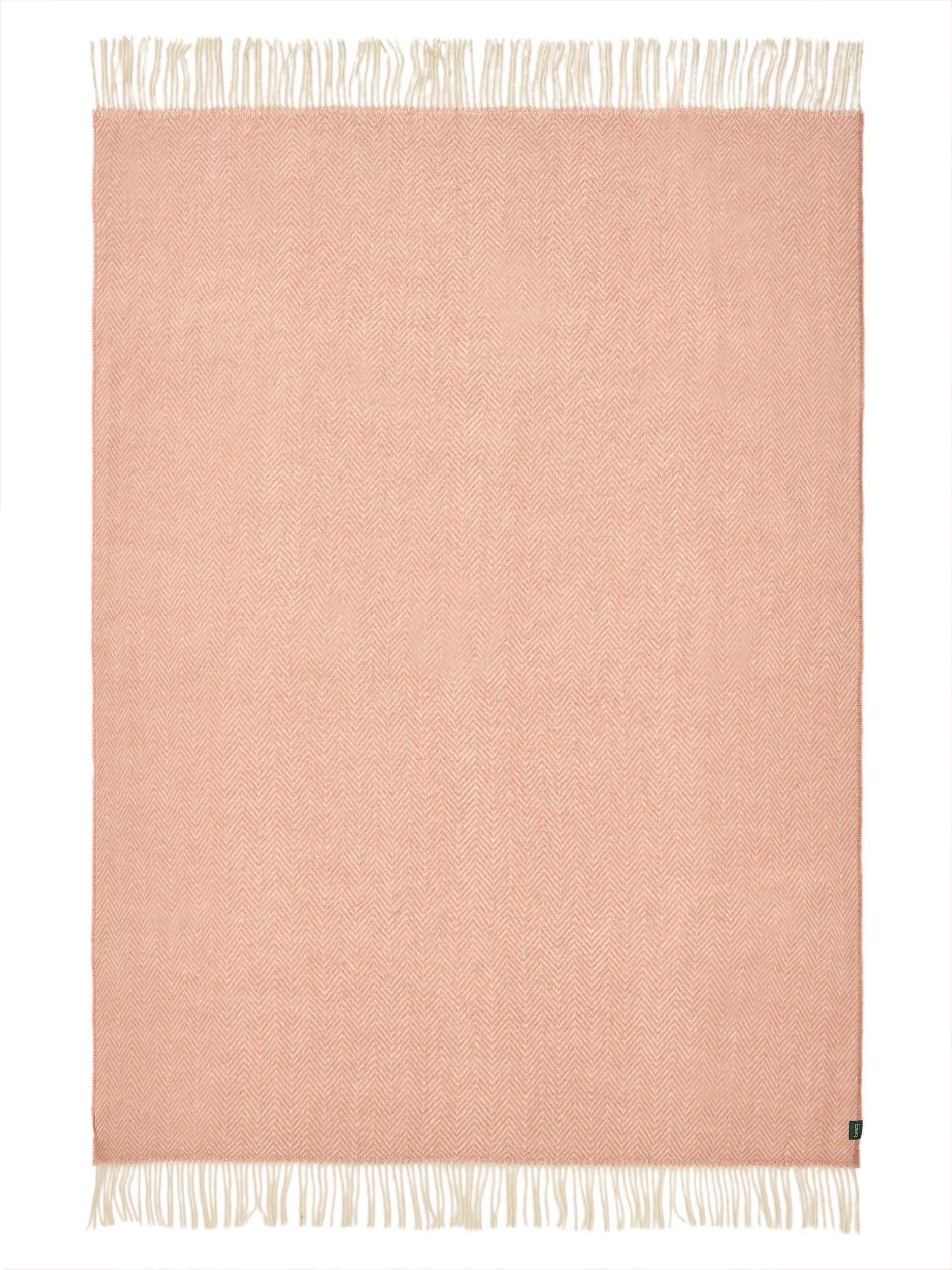 Couverture en laine Bianca Rose