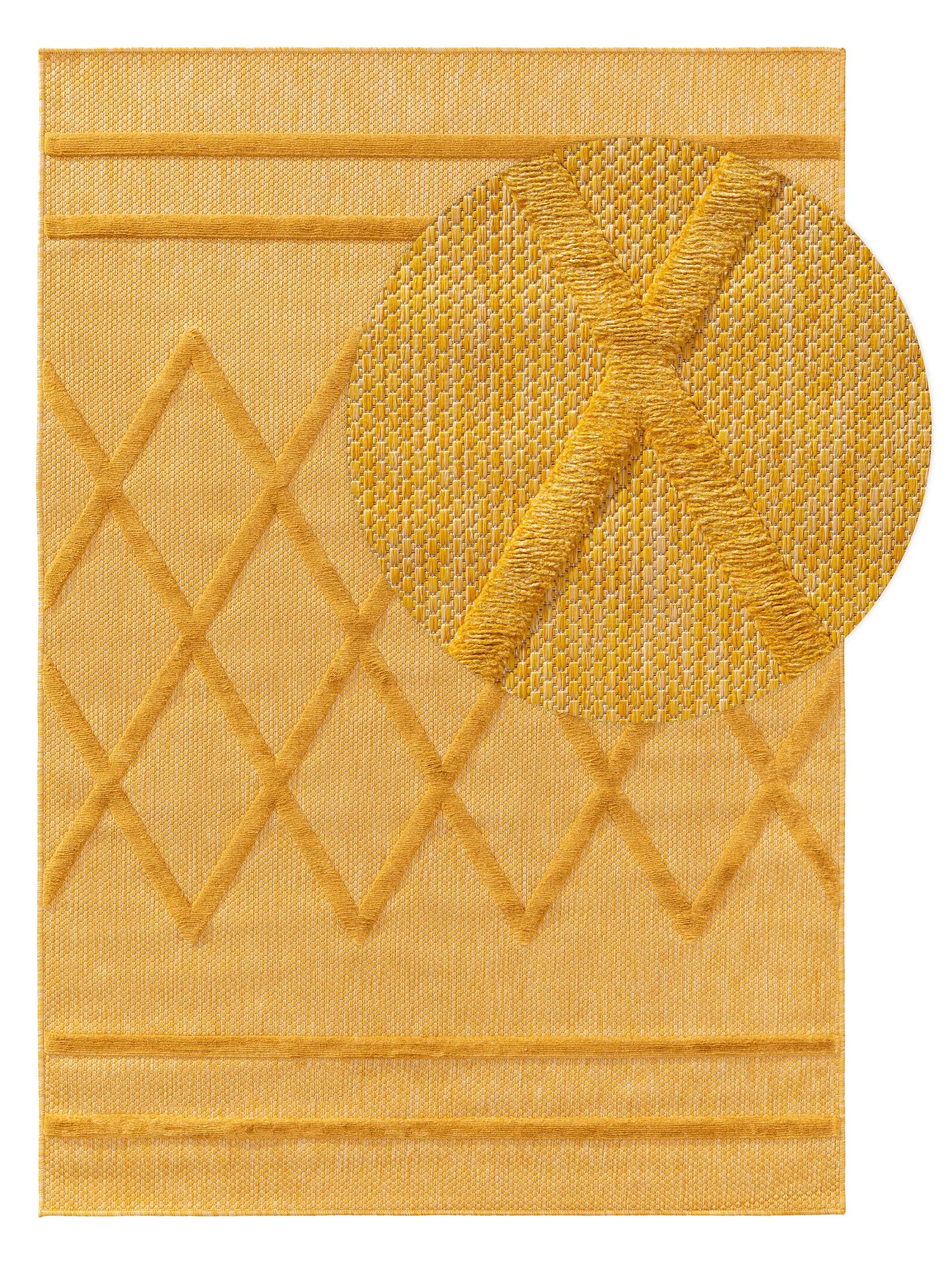 In- & Outdoor Rug Bonte Yellow