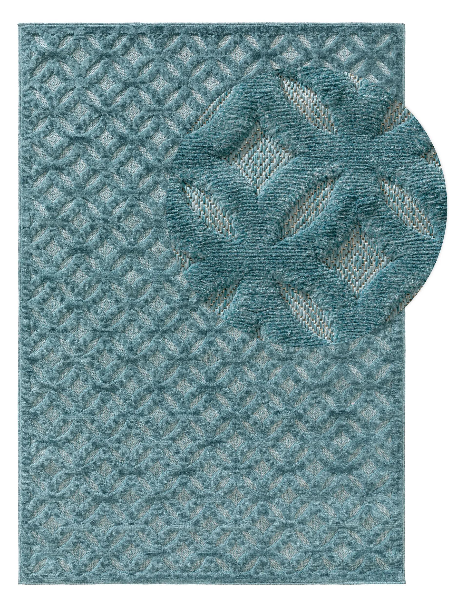 In- & Outdoor Rug Bonte Turquoise