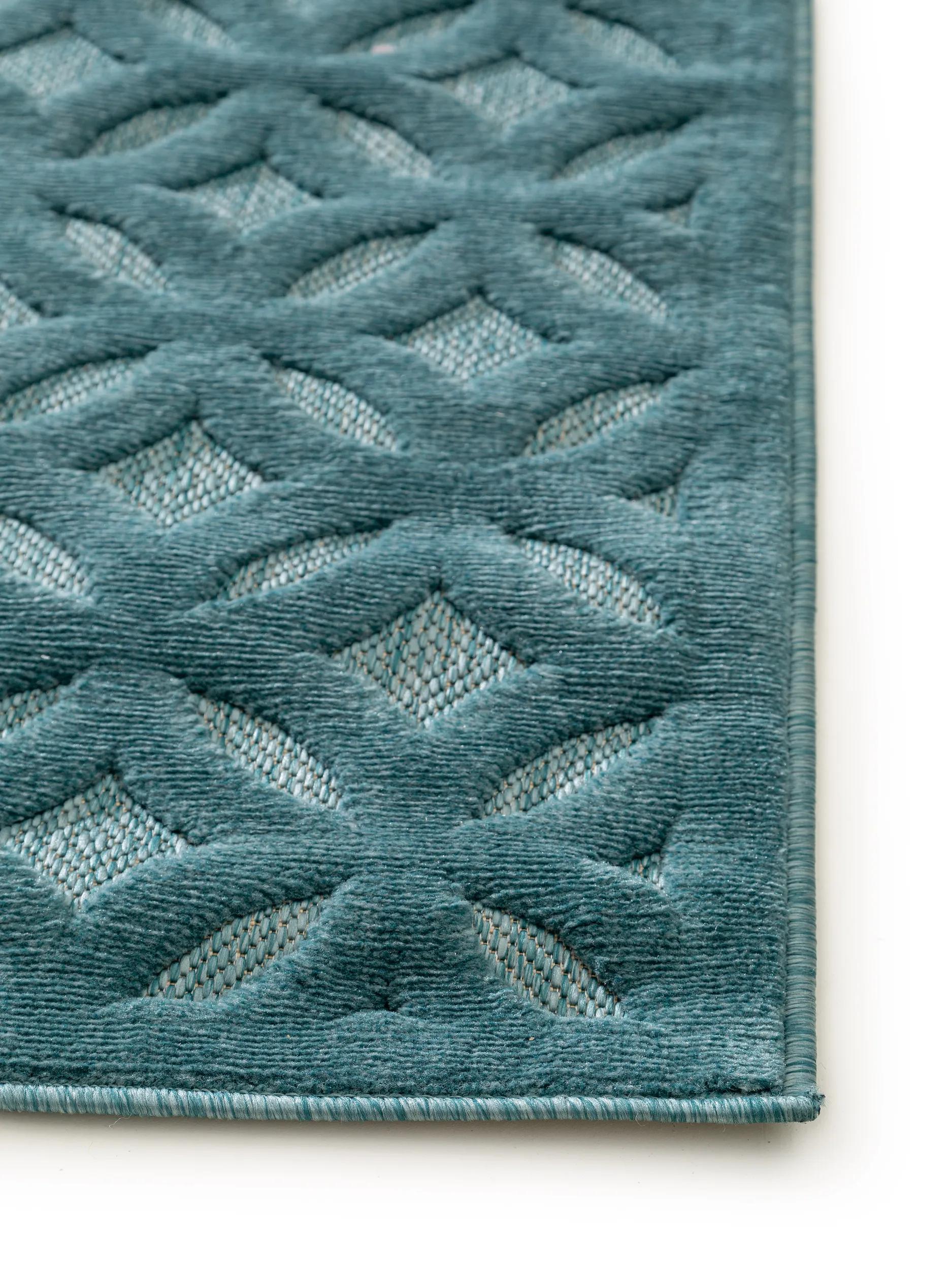 In- & Outdoor Rug Bonte Turquoise