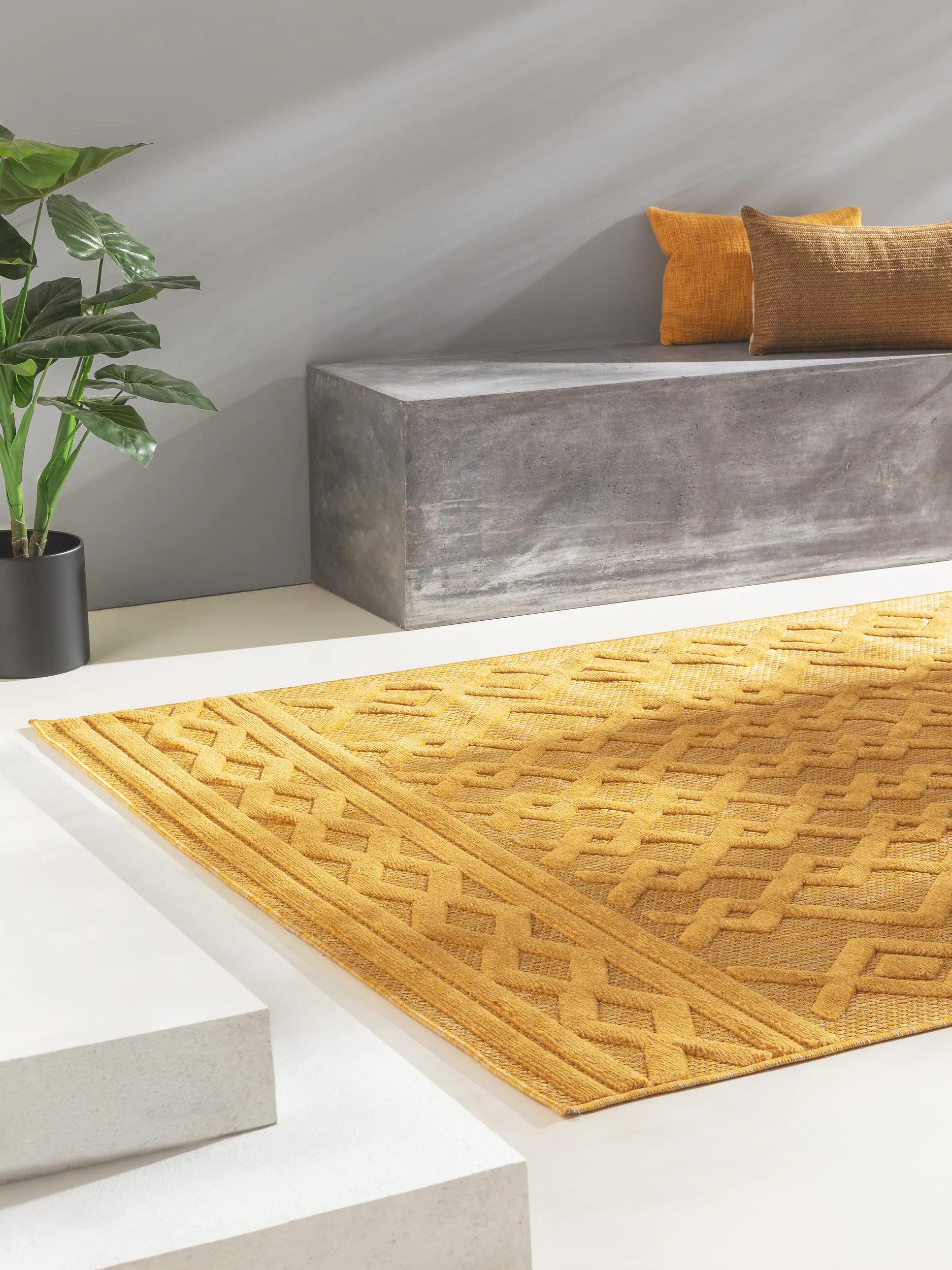 In- & Outdoor Rug Bonte Yellow