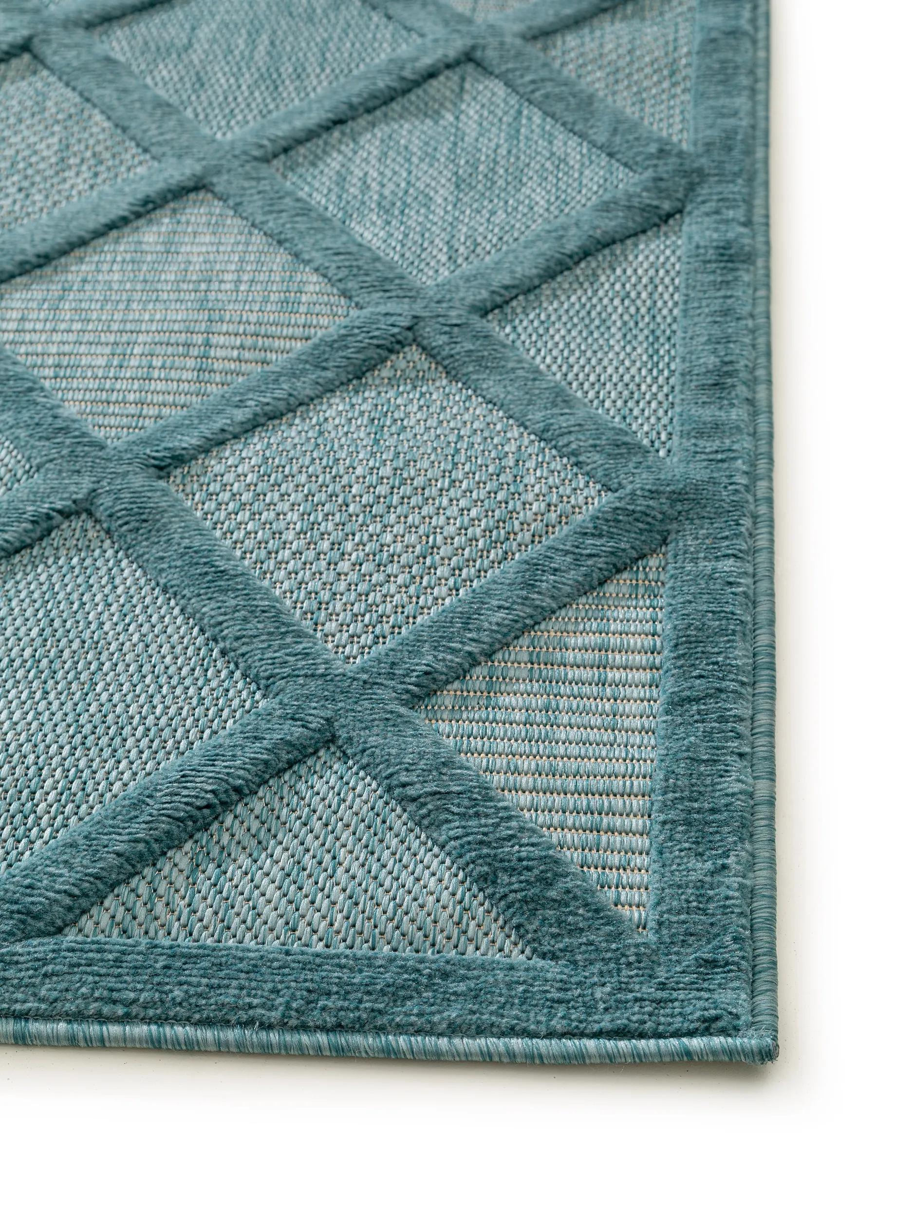 In- & Outdoor Rug Bonte Turquoise