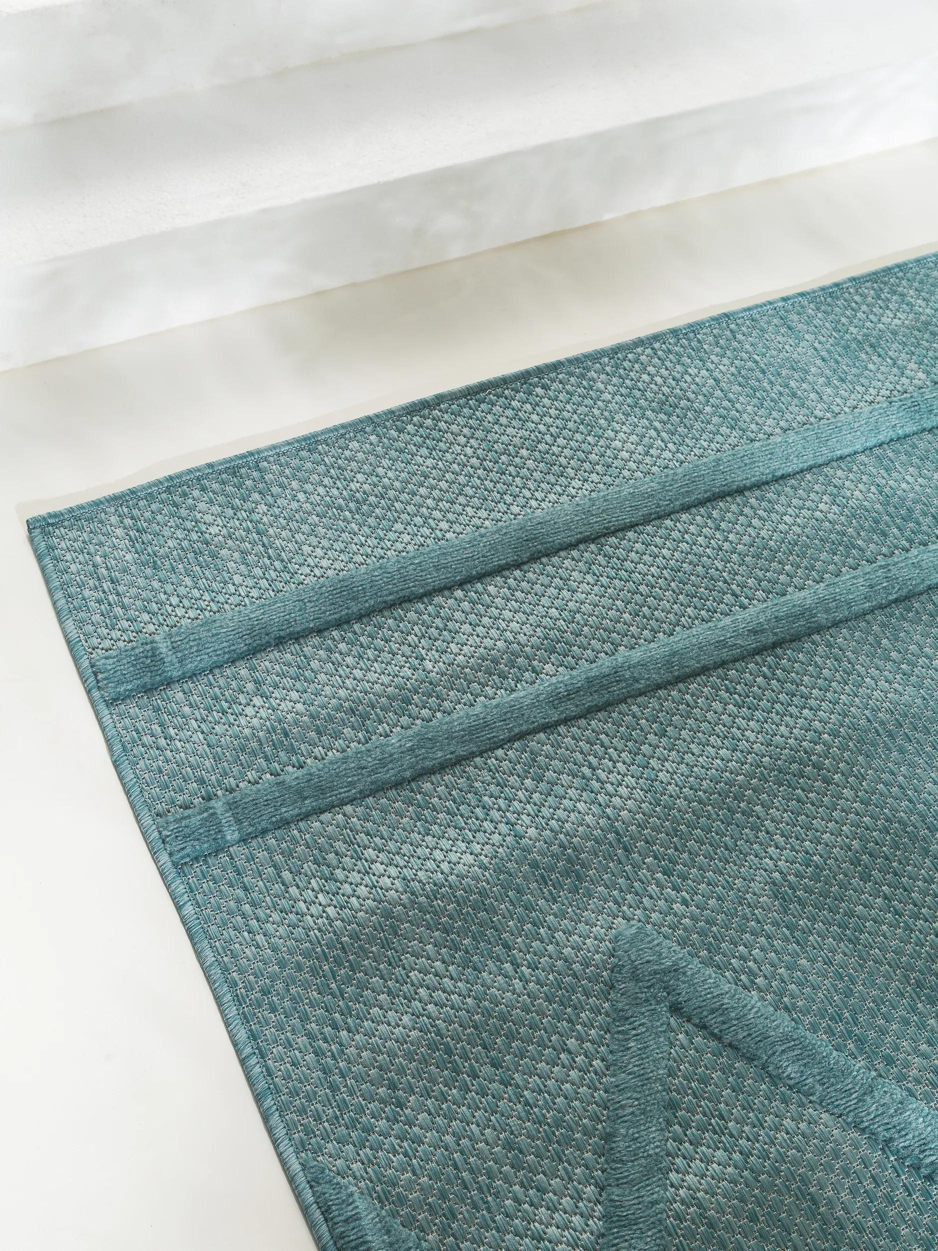 In- & Outdoor Rug Bonte Turquoise