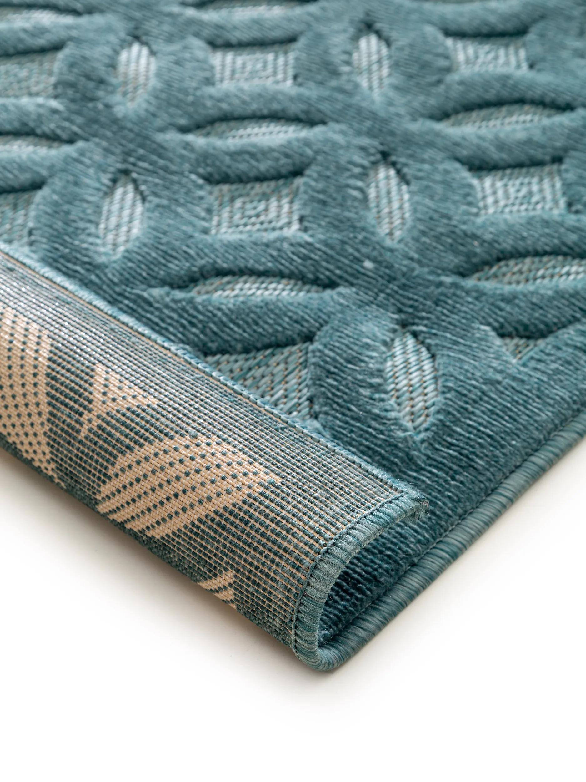 In- & Outdoor Rug Bonte Turquoise