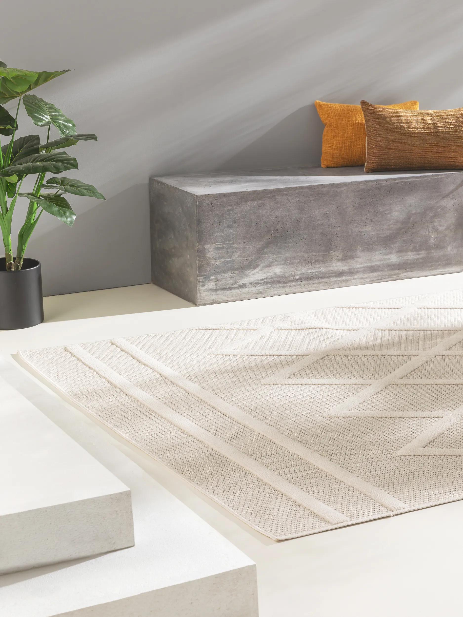 In- & Outdoor Rug Bonte Cream