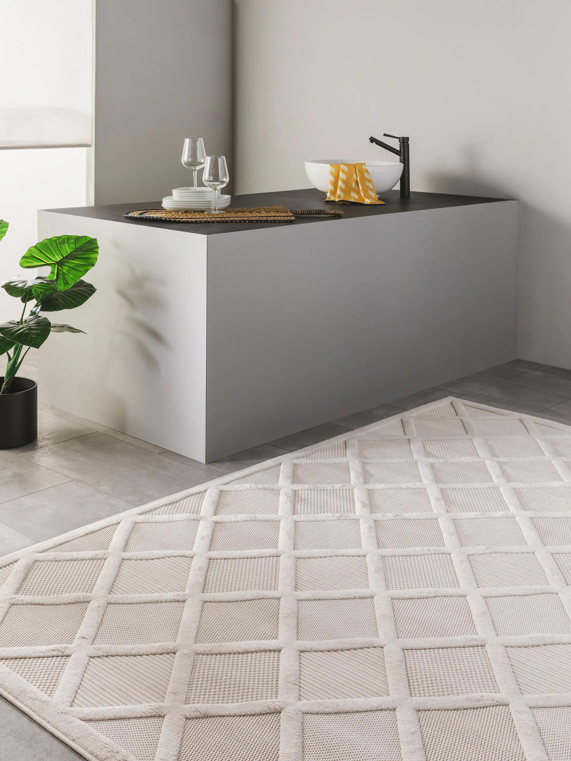 In- & Outdoor Rug Bonte Cream