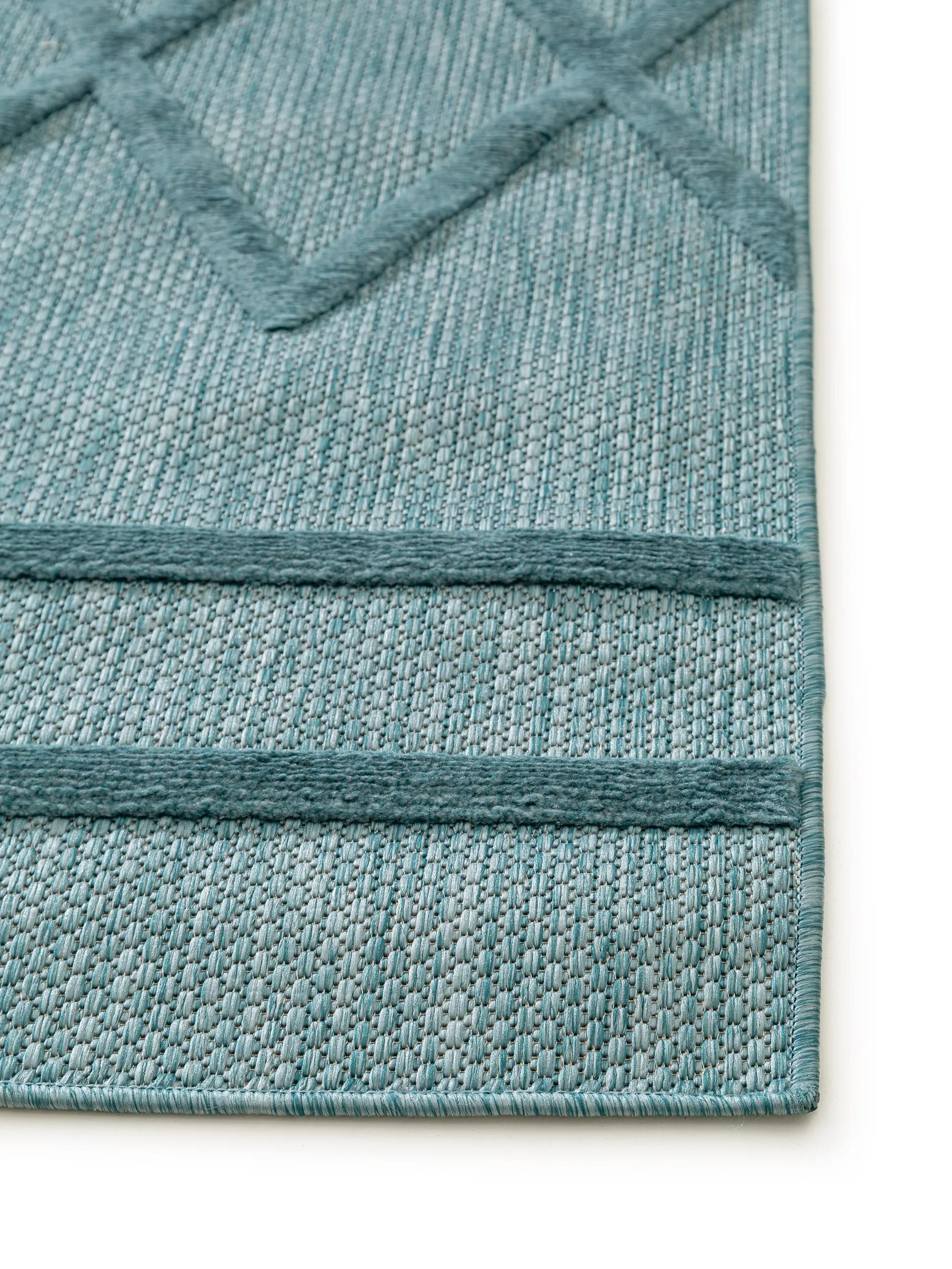 In- & Outdoor Rug Bonte Turquoise