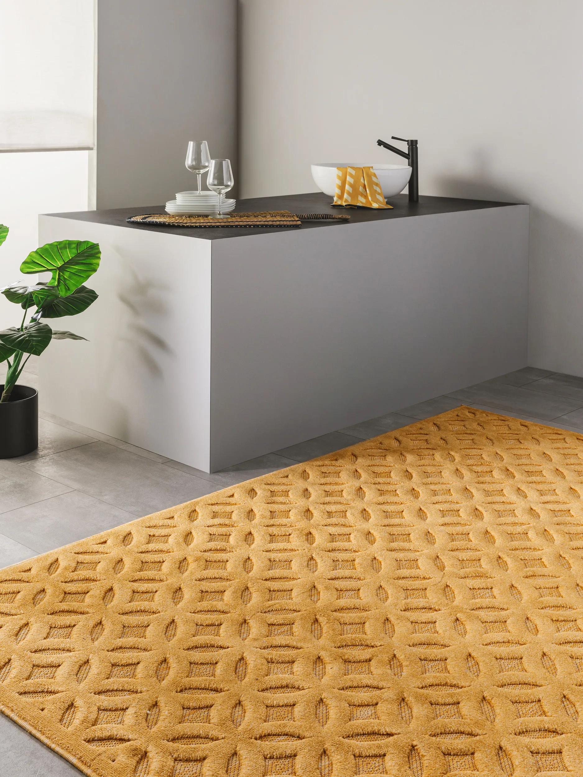 In- & Outdoor Rug Bonte Yellow