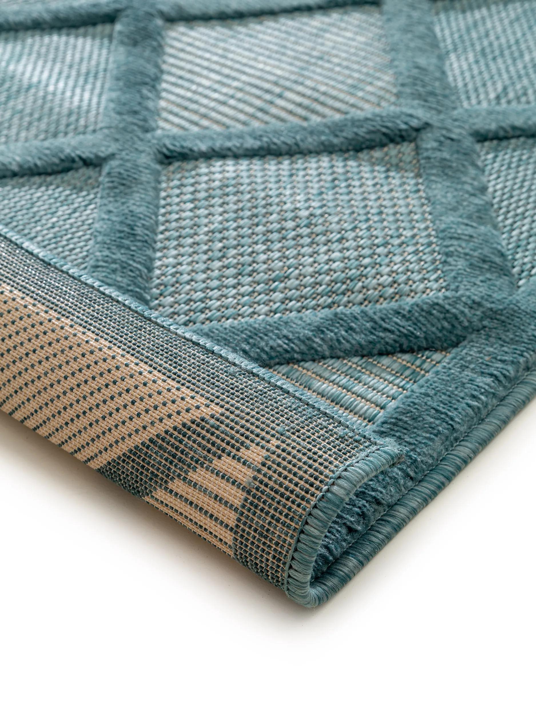 In- & Outdoor Rug Bonte Turquoise