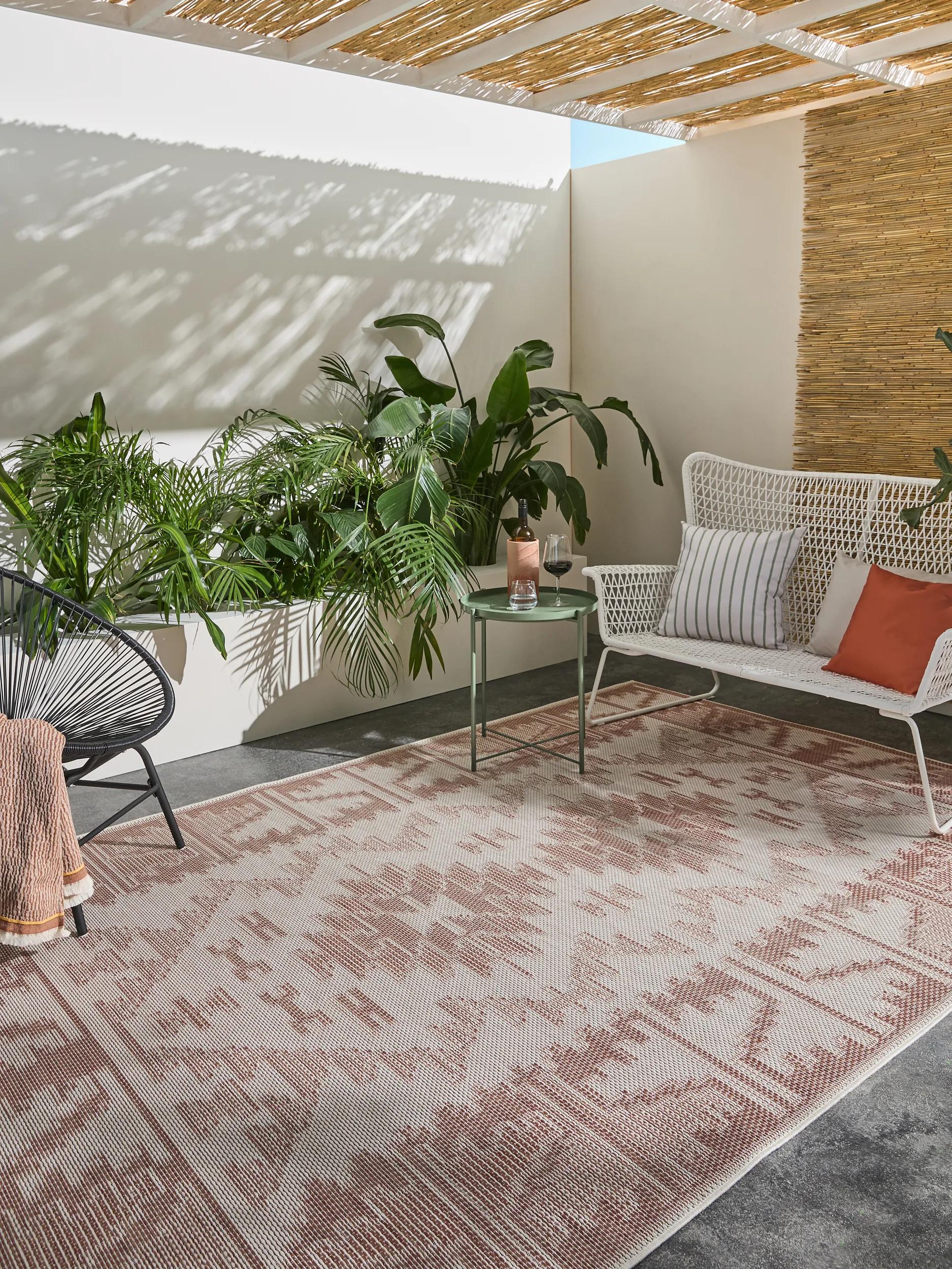 In- & Outdoor Rug Bronco Terracotta