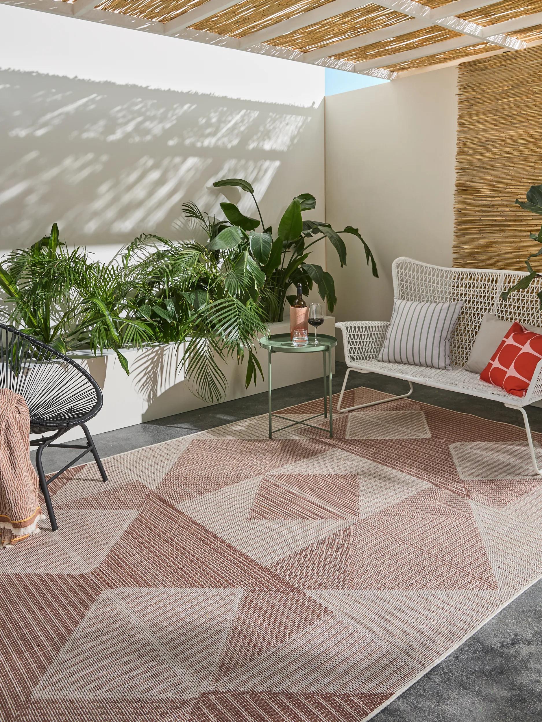 In- & Outdoor Rug Bronco Terracotta
