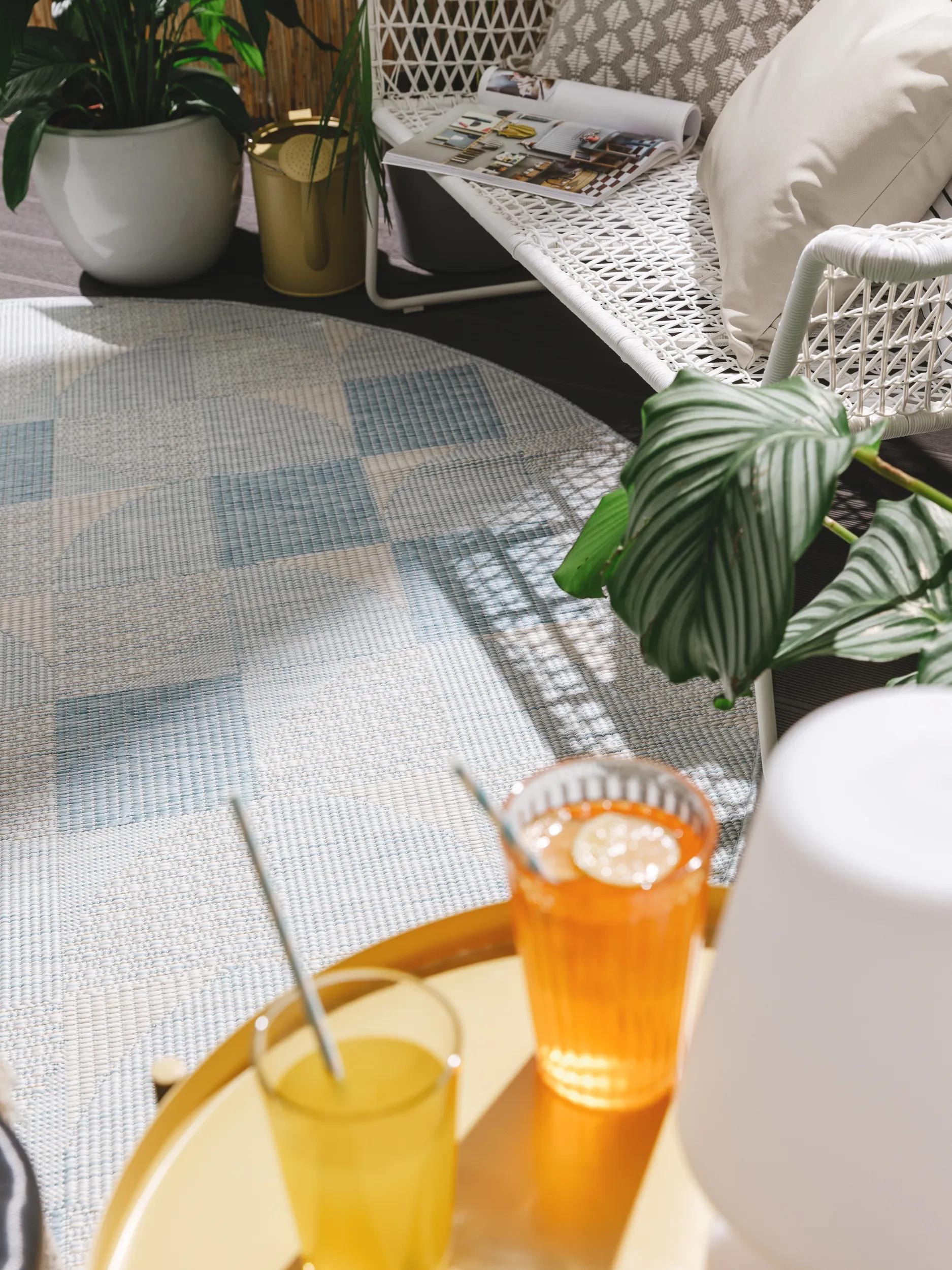 In- & Outdoor Rug Bronco Blue