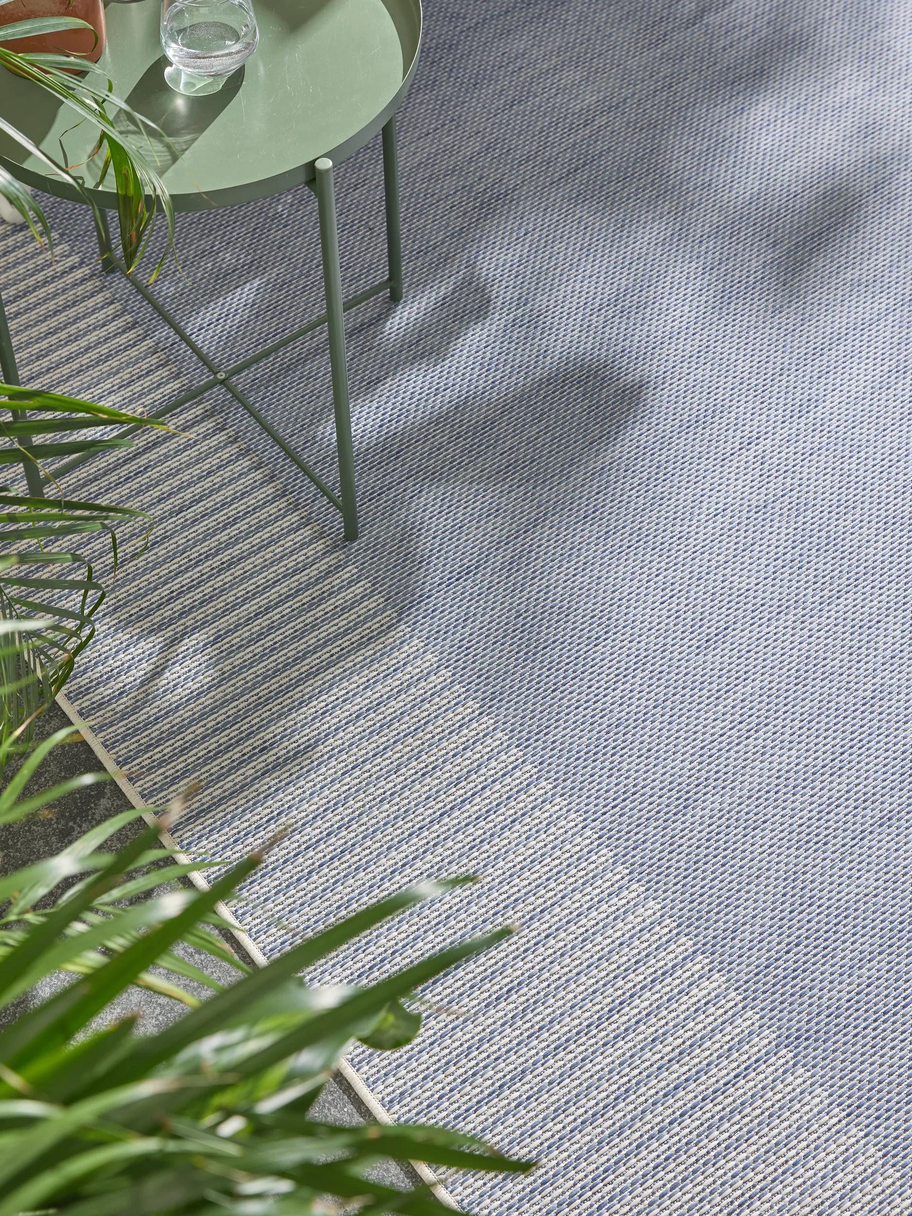 In- & Outdoor Rug Bronco Dark Blue