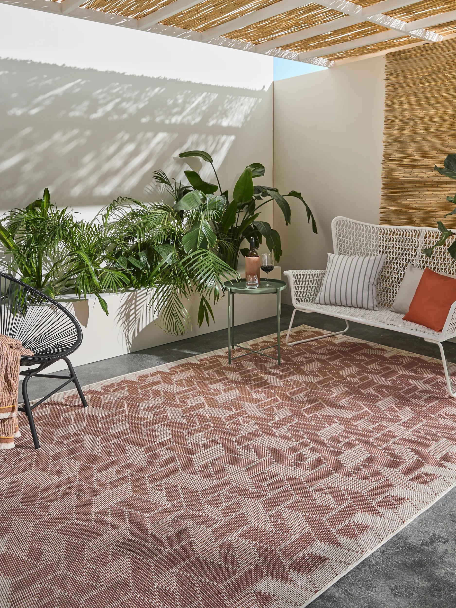 In- & Outdoor Rug Bronco Terracotta