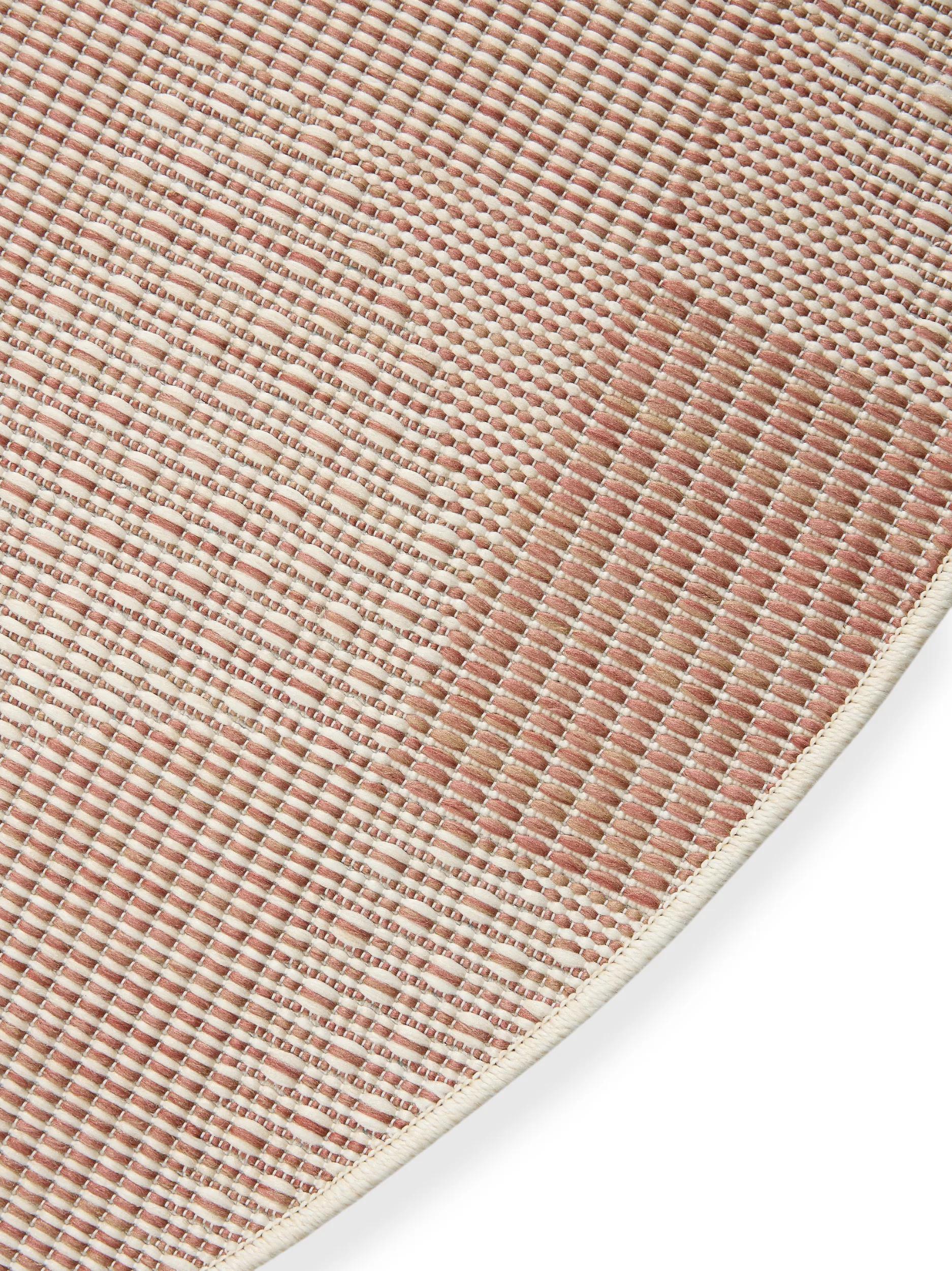 In- & Outdoor Round Rug Bronco Terracotta