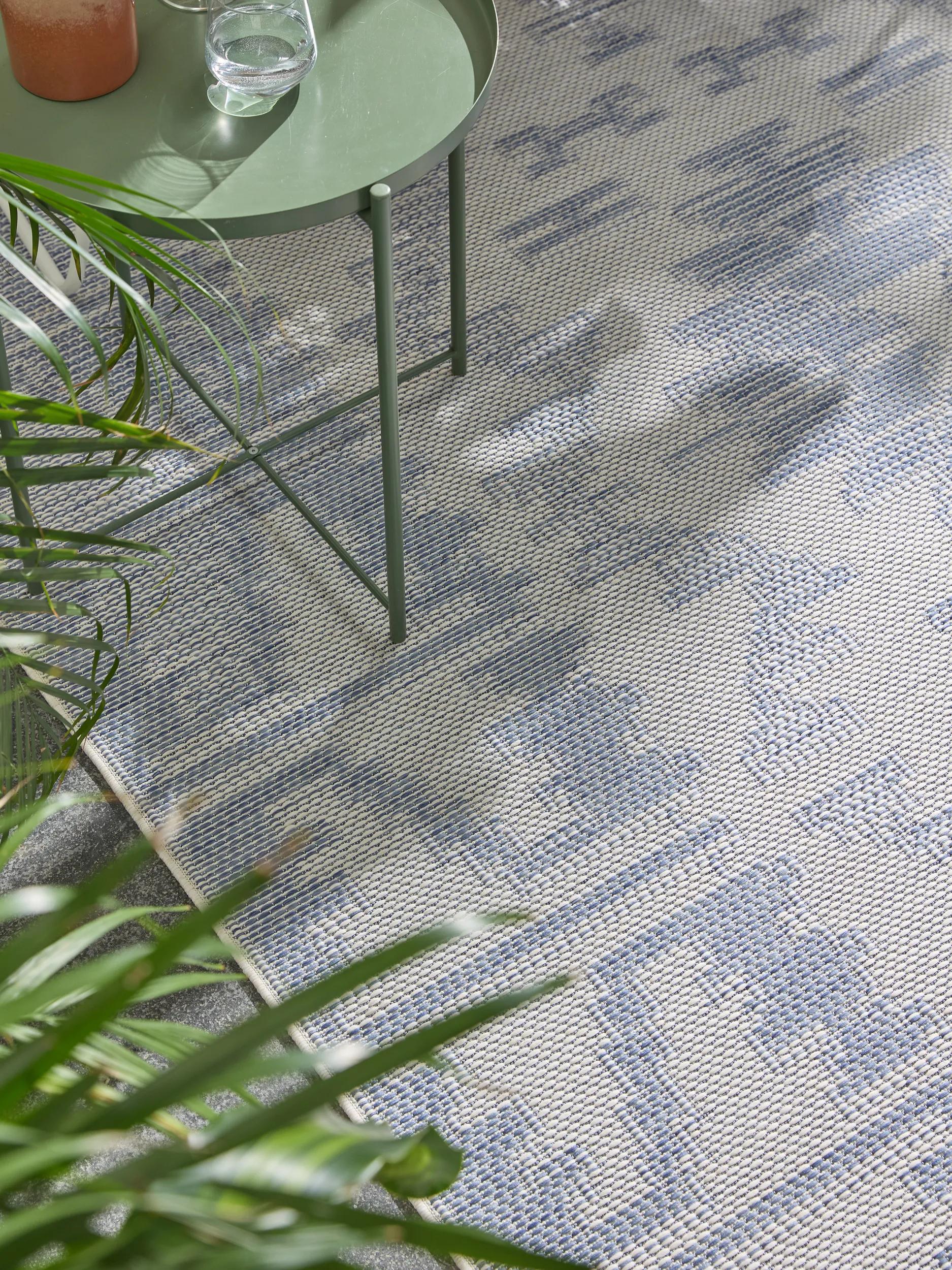 In- & Outdoor Rug Bronco Dark Blue