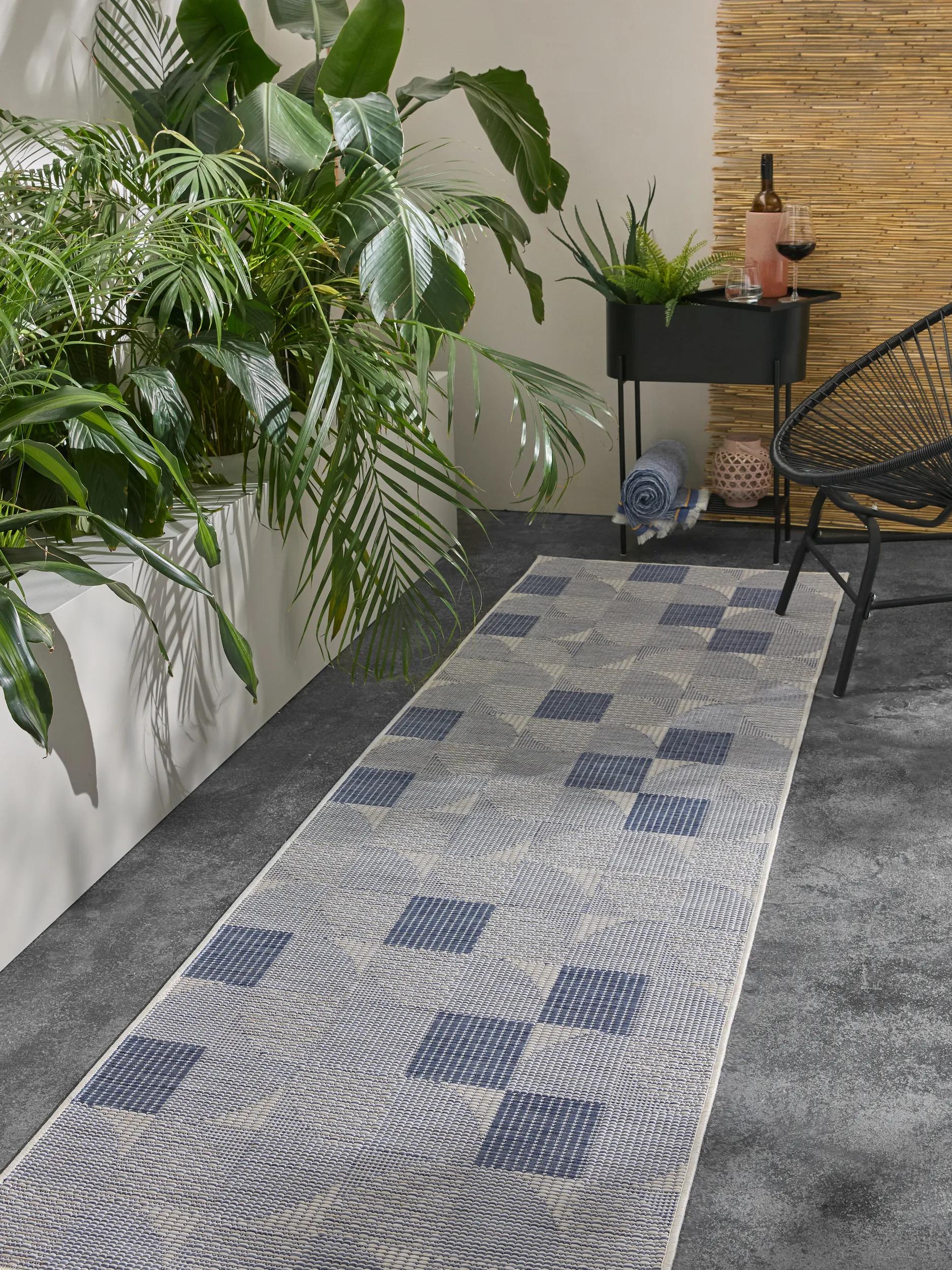 In- & Outdoor Runner Bronco Dark Blue