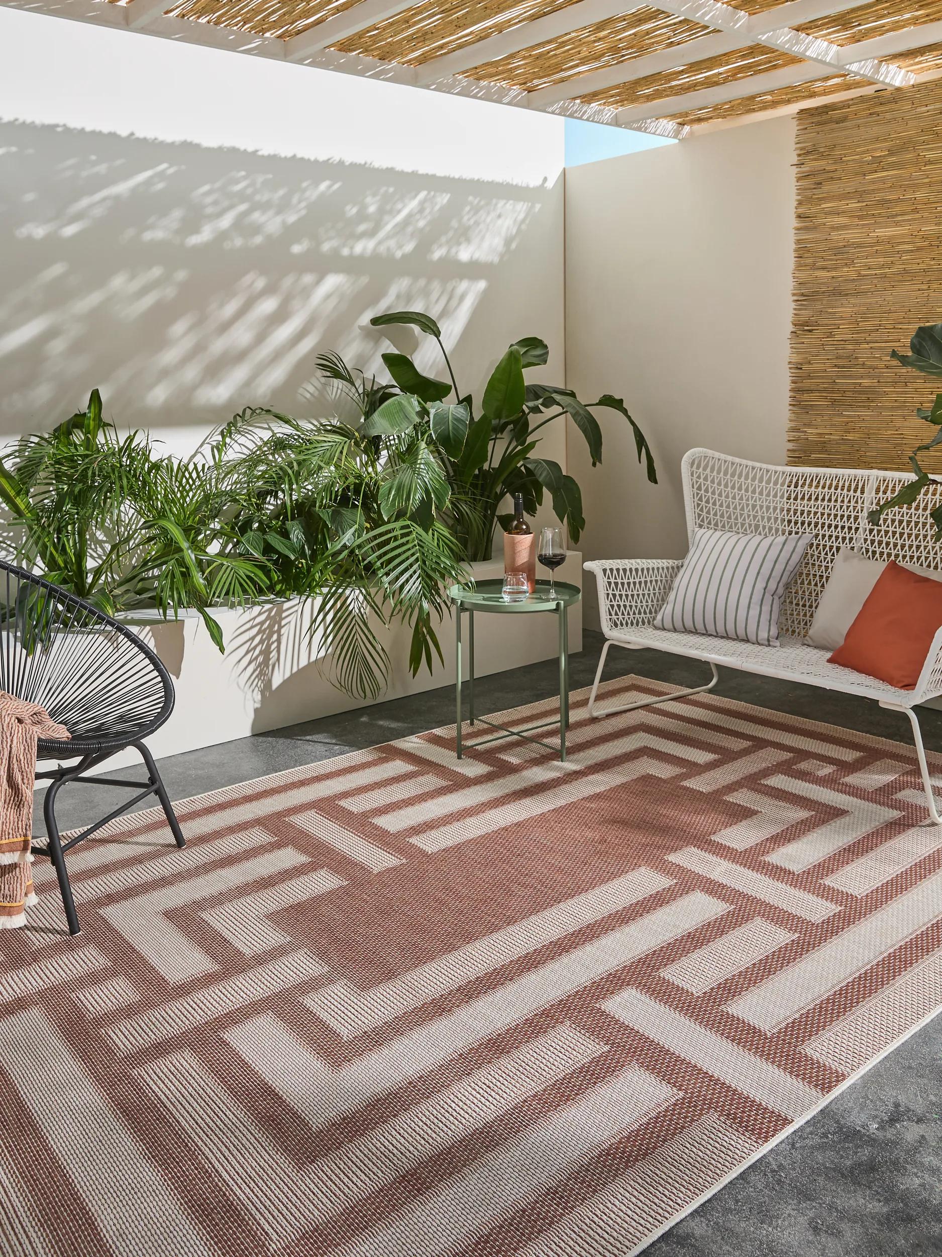 In- & Outdoor Rug Bronco Terracotta