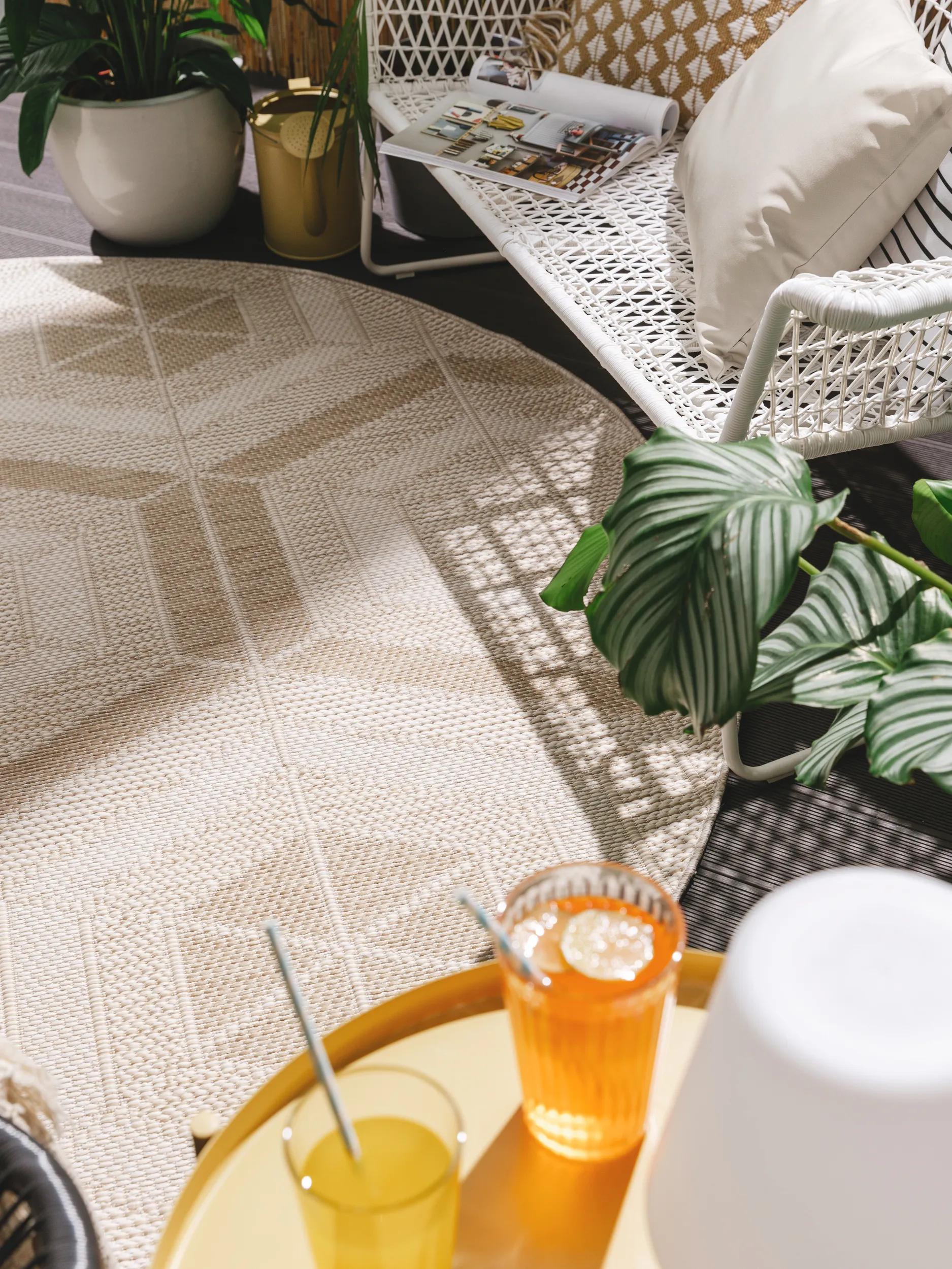 Tapis intérieur et extérieur Bronco crème