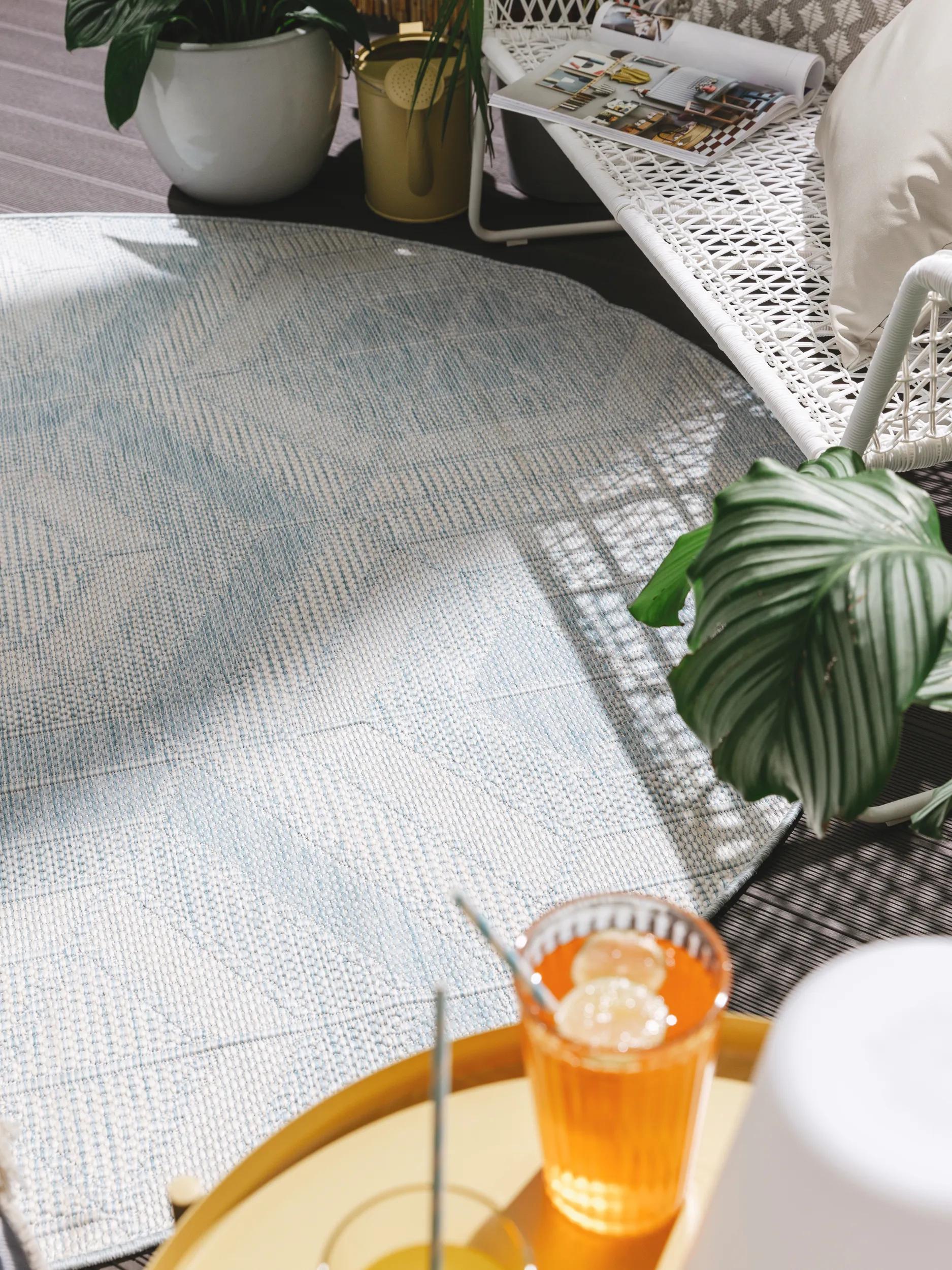 In- & Outdoor Rug Bronco Blue