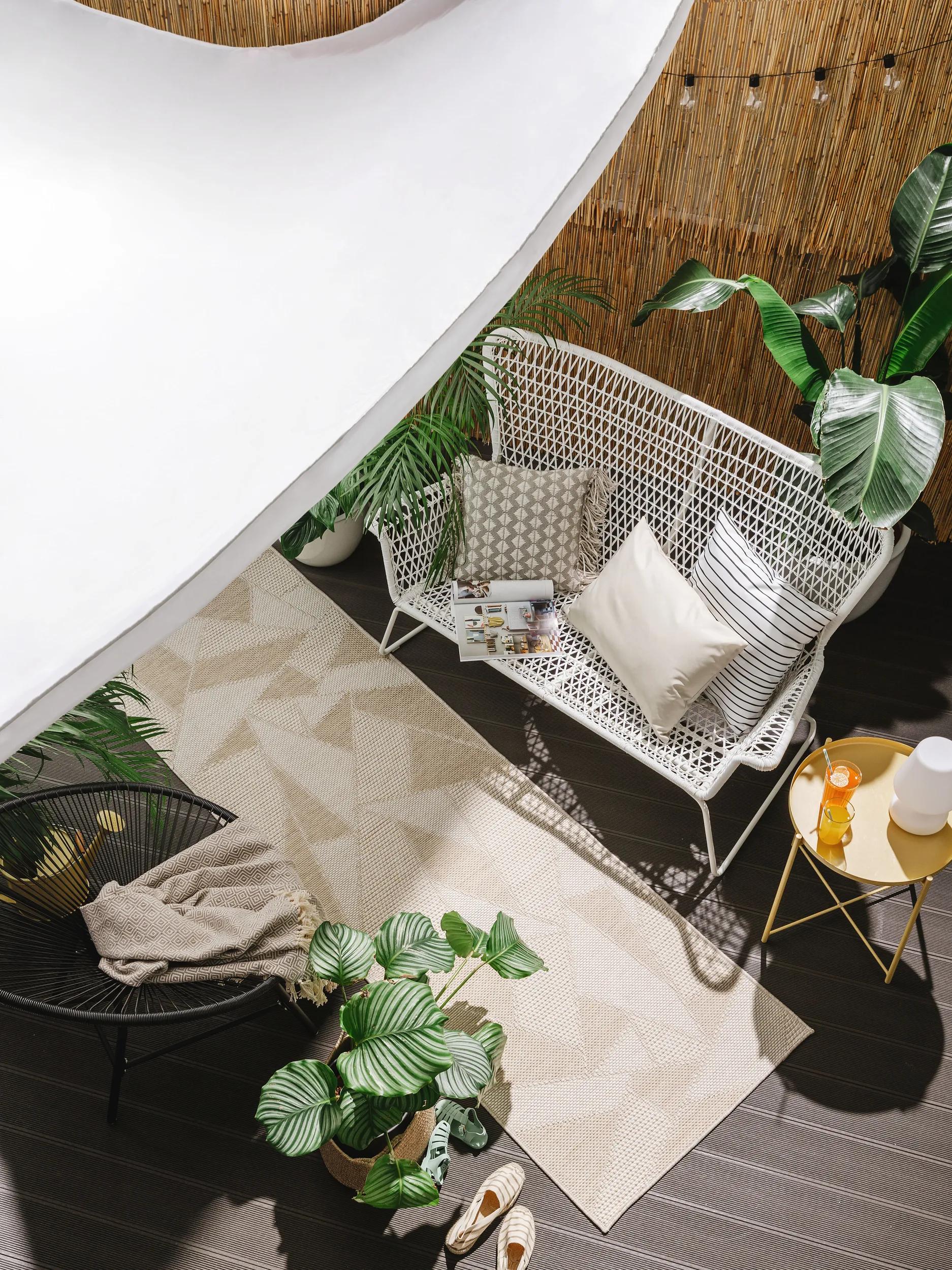 In- & Outdoor Läufer Bronco Creme