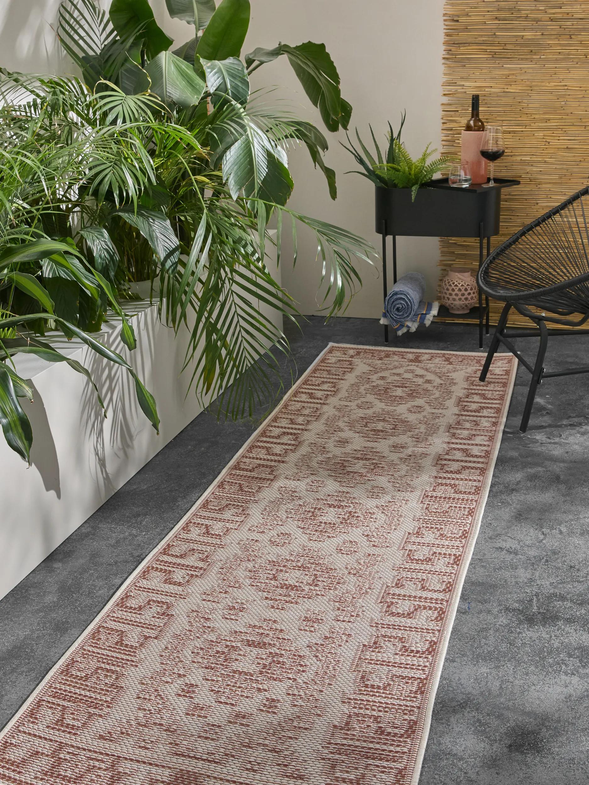 In- & Outdoor Runner Bronco Terracotta