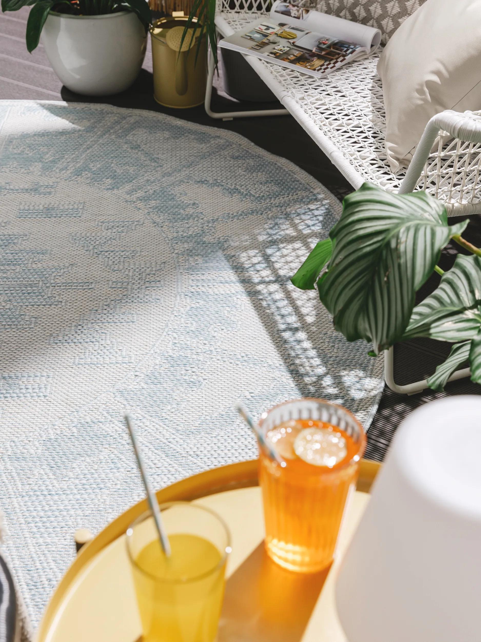 In- & Outdoor Teppich Bronco Blau