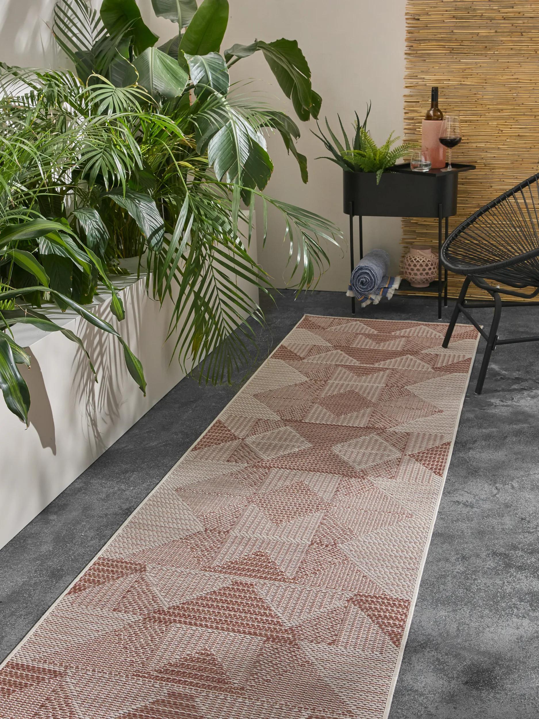 In- & Outdoor Runner Bronco Terracotta