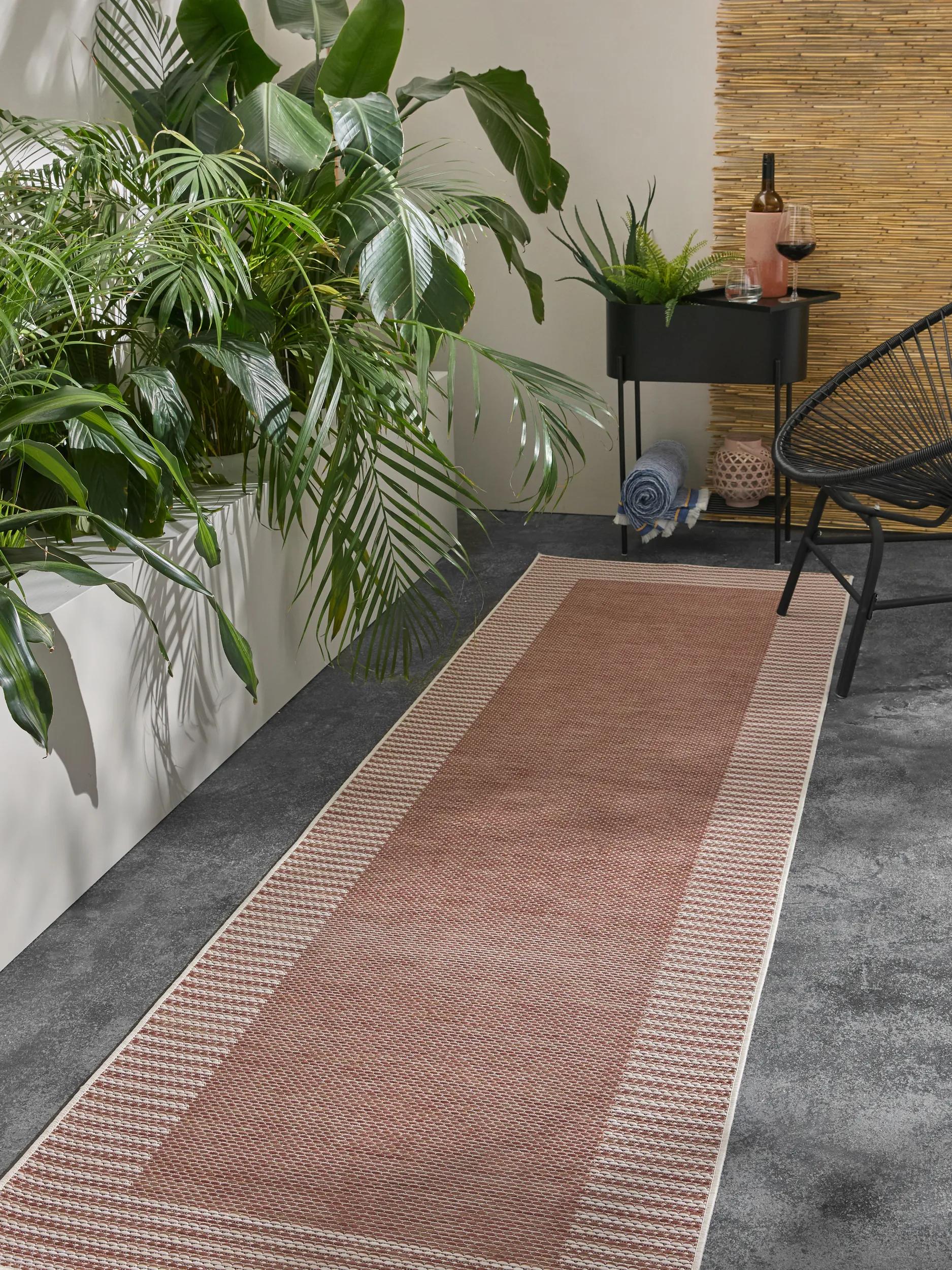 In- & Outdoor Runner Bronco Terracotta