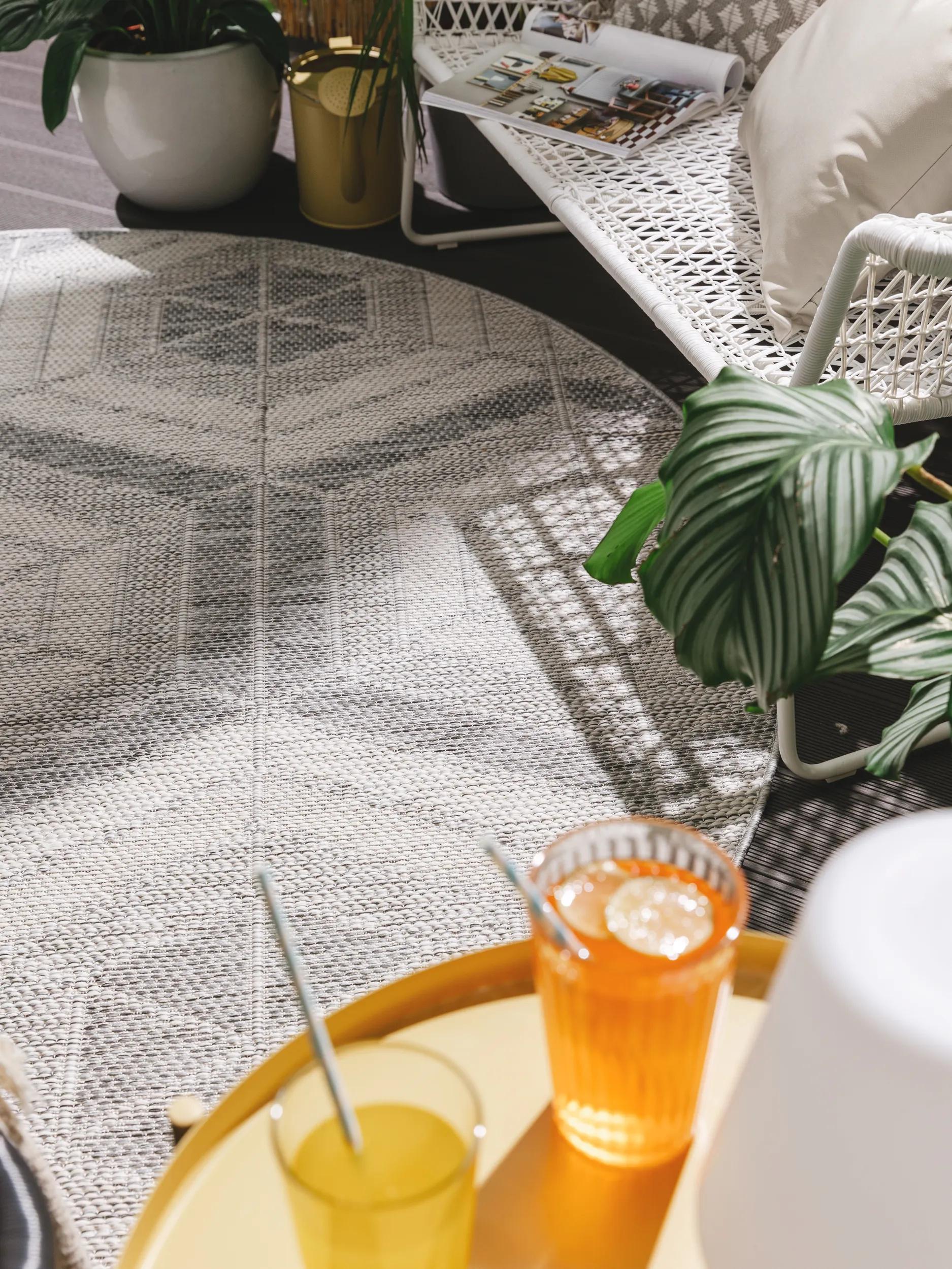 In- & Outdoor Teppich Bronco Grau