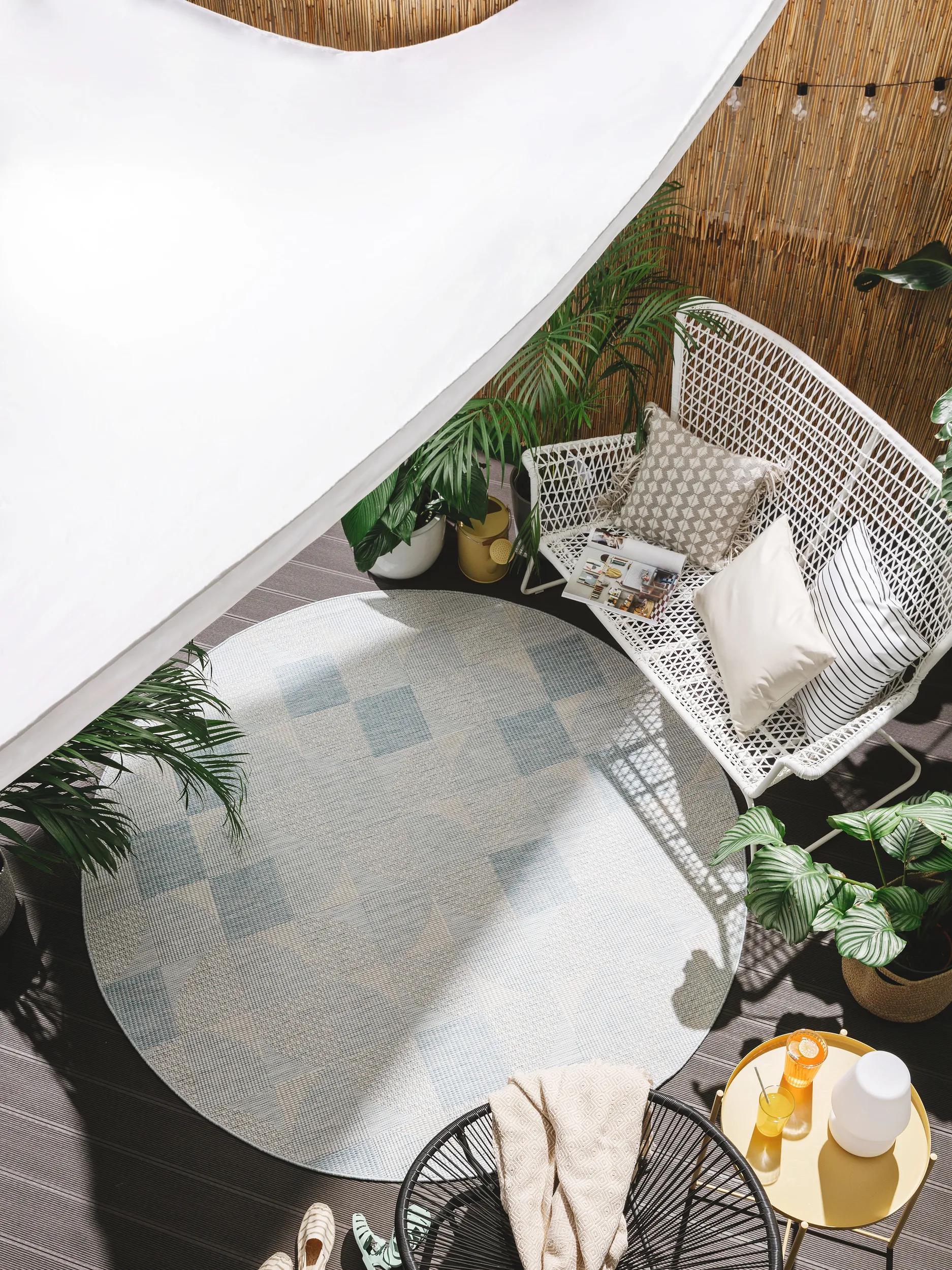 In- & Outdoor Rug Bronco Blue