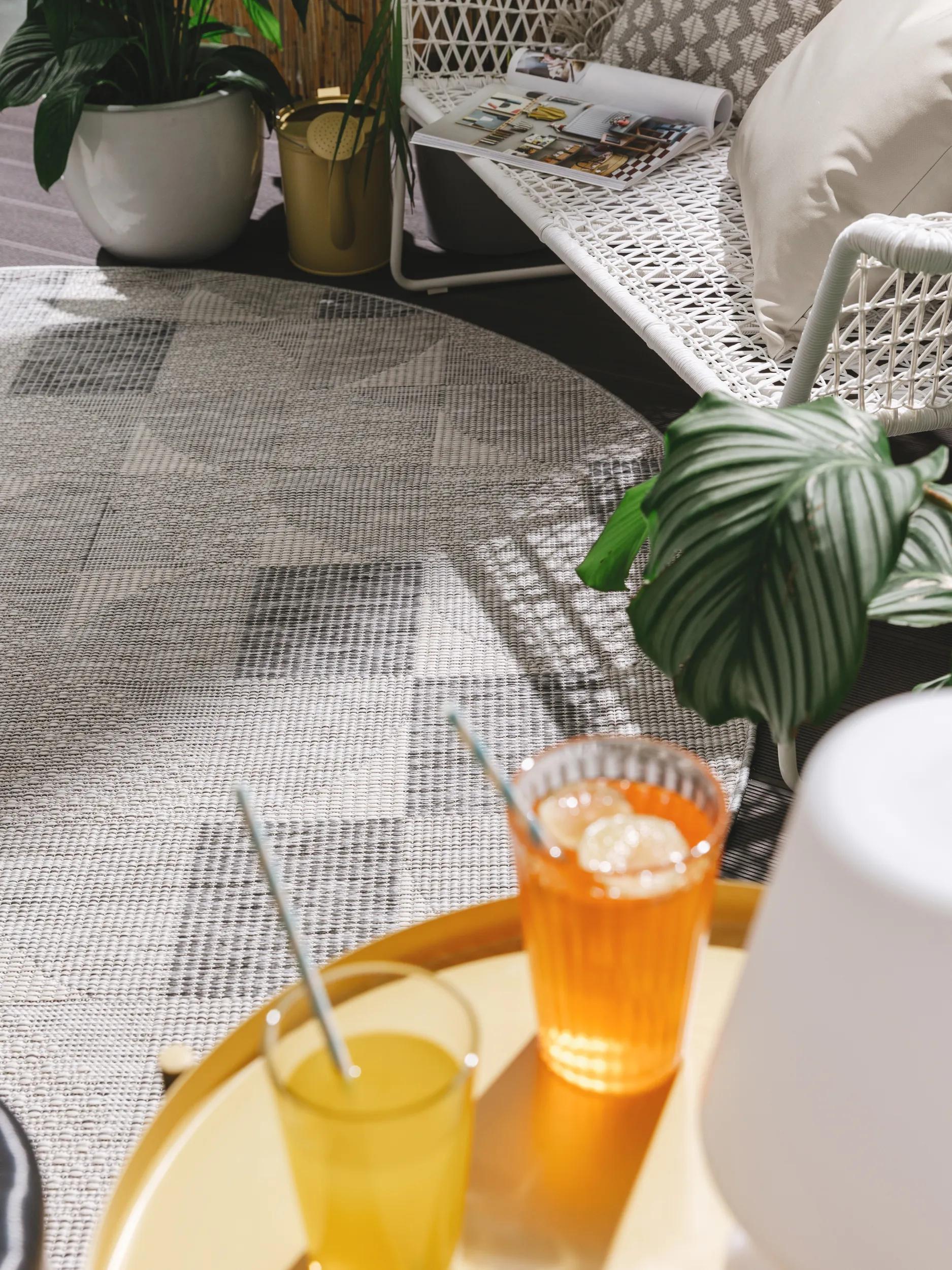 Alfombra para interior y exterior Bronco Gris