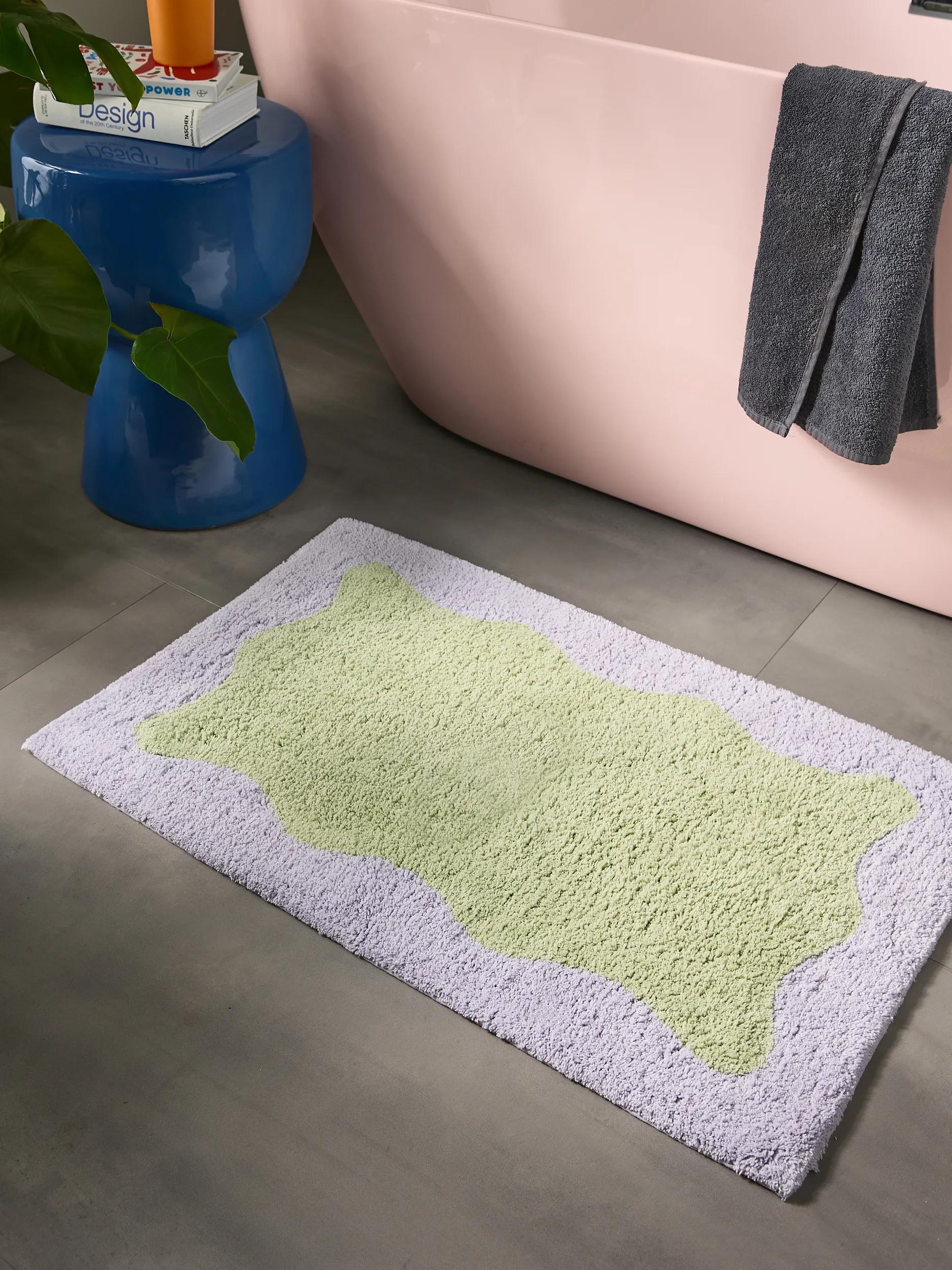 Bath Rug Cara Green/Purple