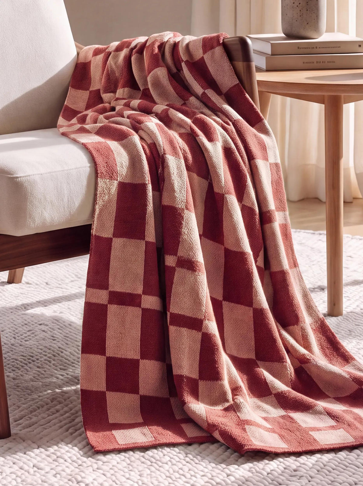 Cotton Blanket Carli Red