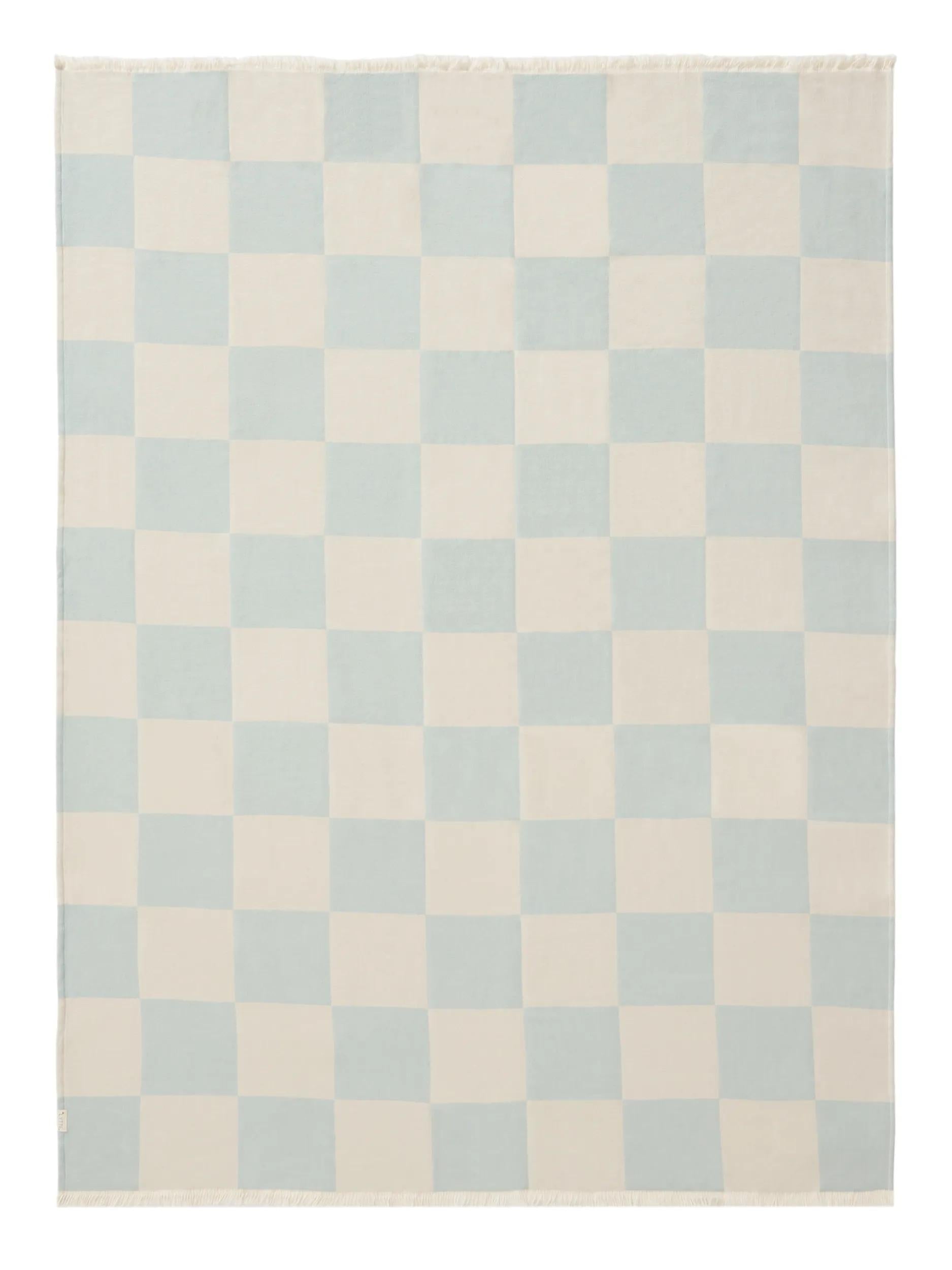 Cotton blanket Caro Blue