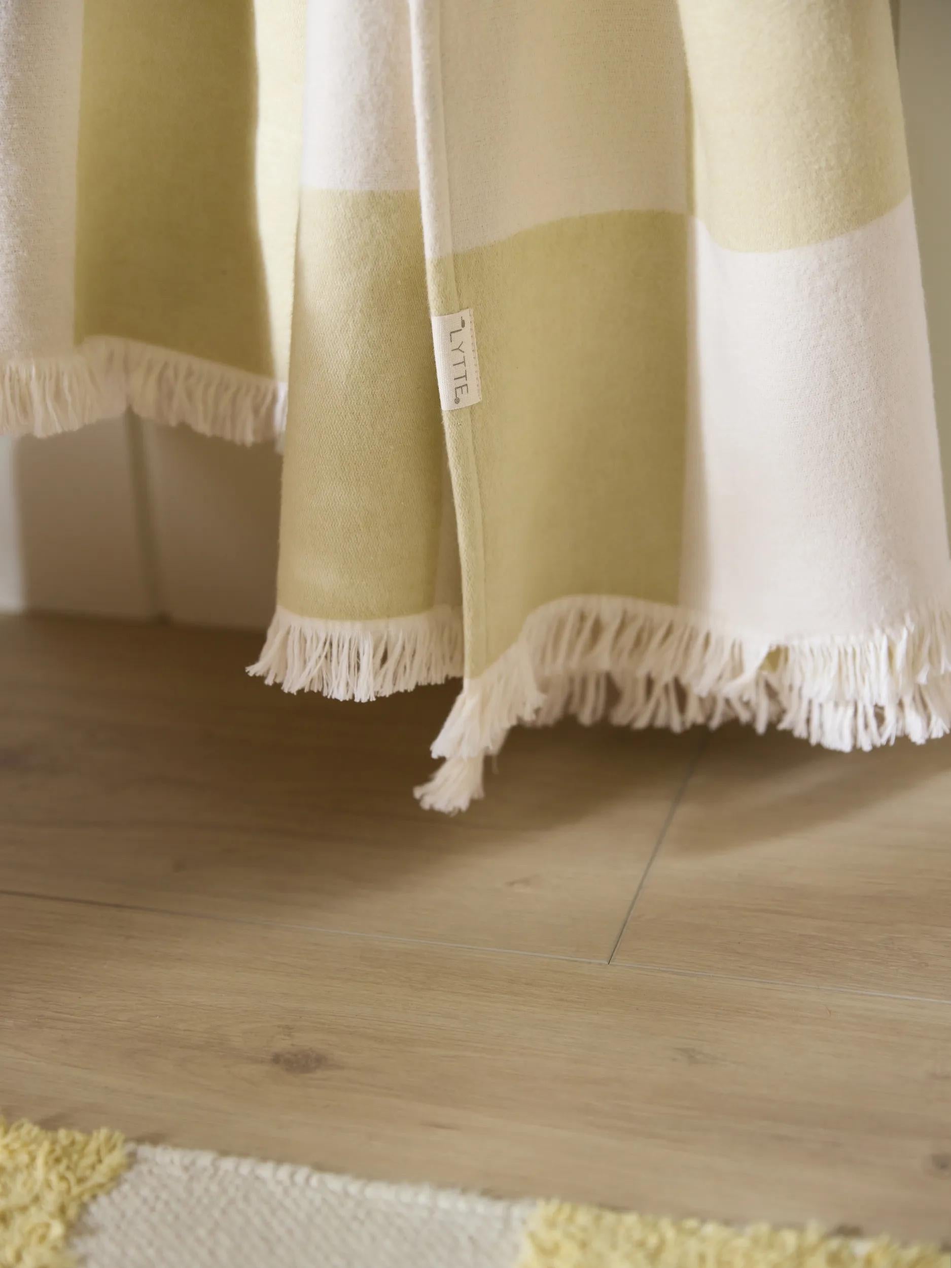 Cotton blanket Caro Green