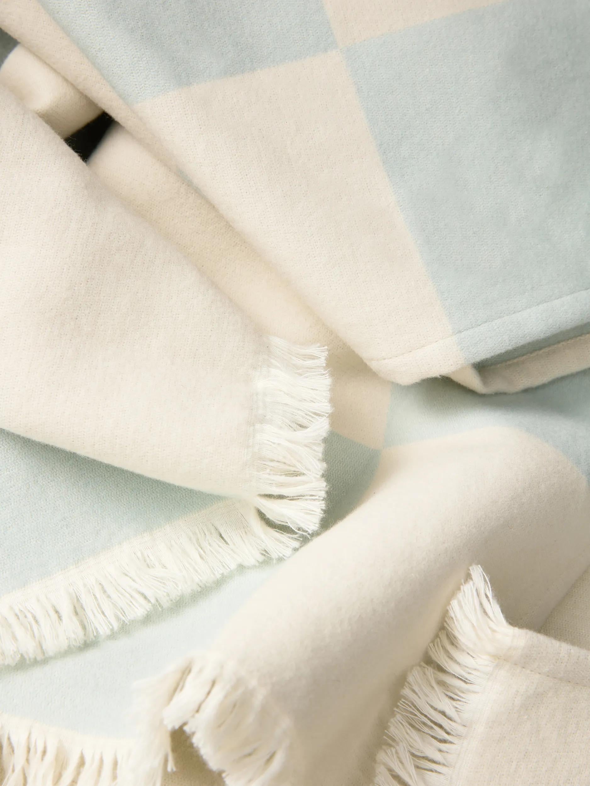 Cotton blanket Caro Blue