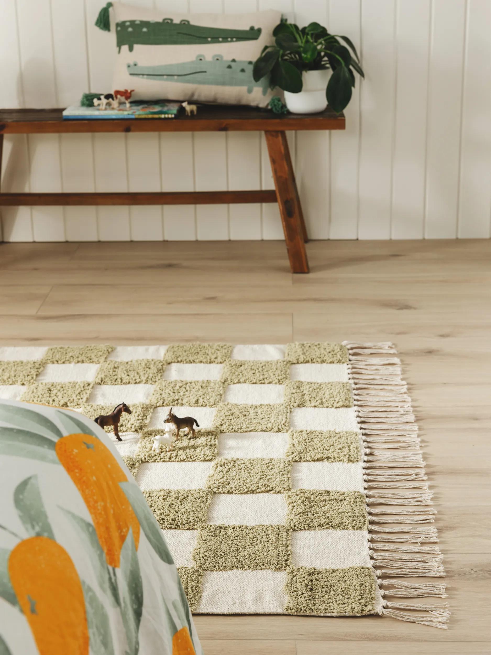 Kids rug Caro Green