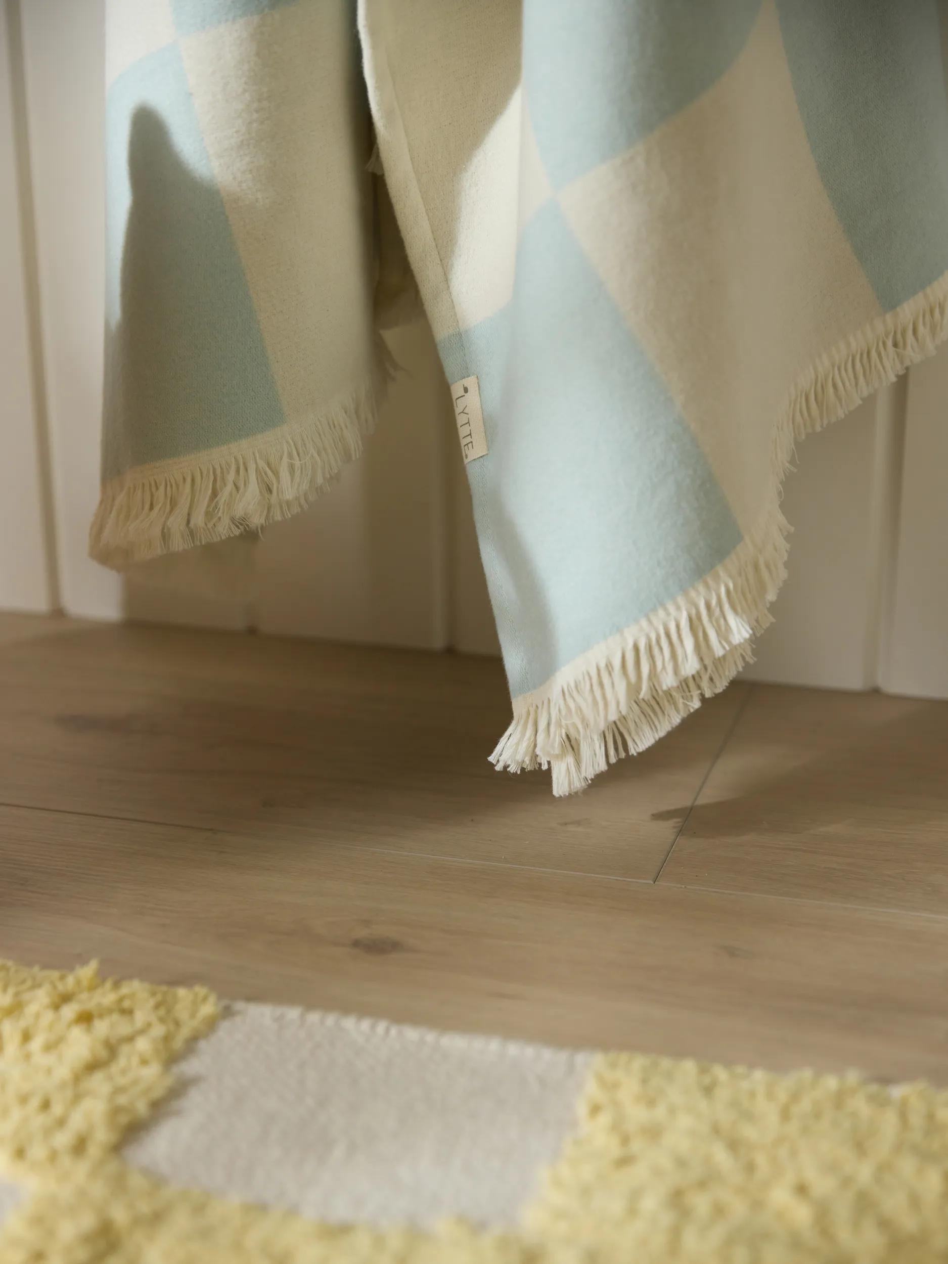 Cotton blanket Caro Blue