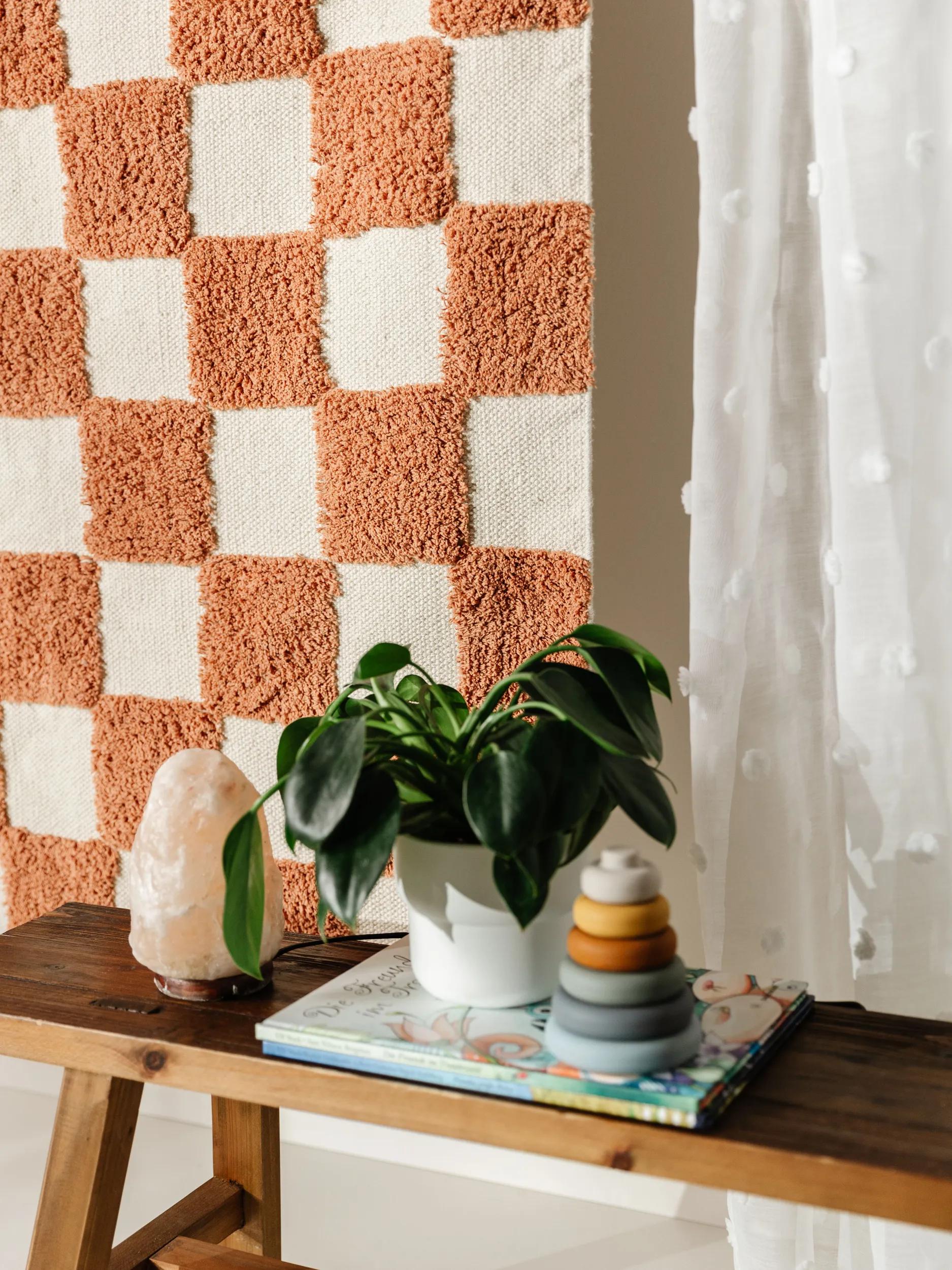 Kids rug Caro Terracotta