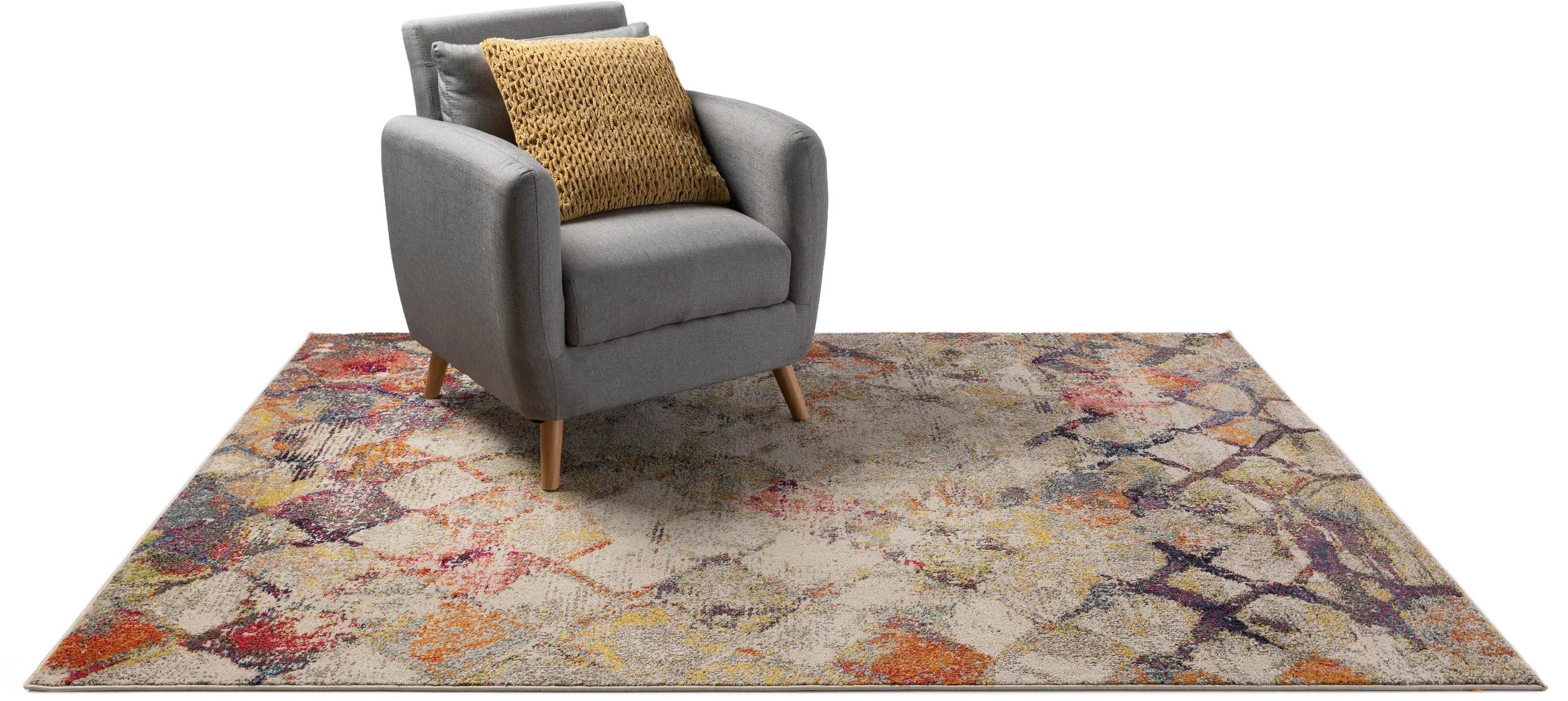 Rug Casa Beige/Multicolour