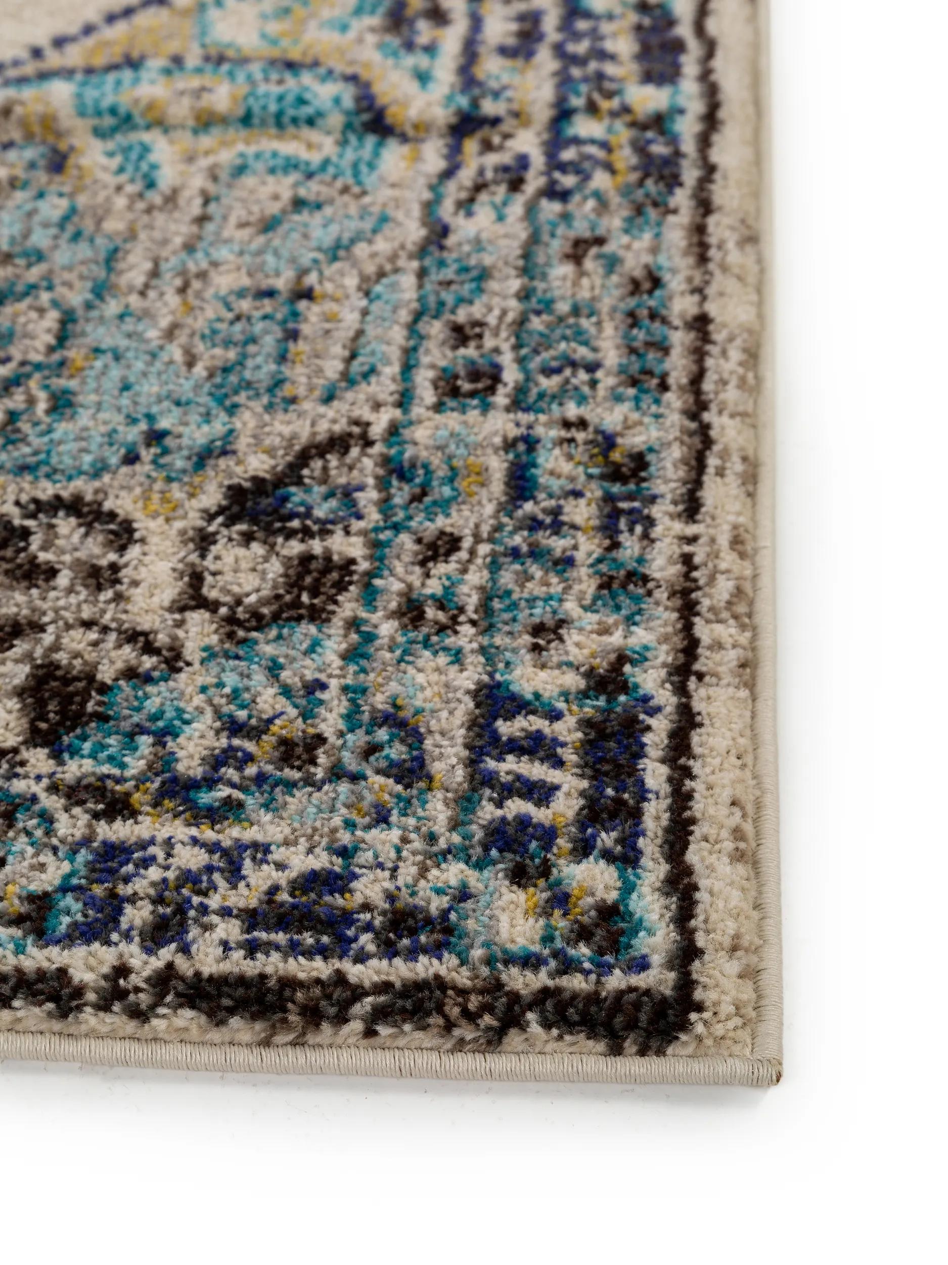 Rug Casa Beige/Turquoise