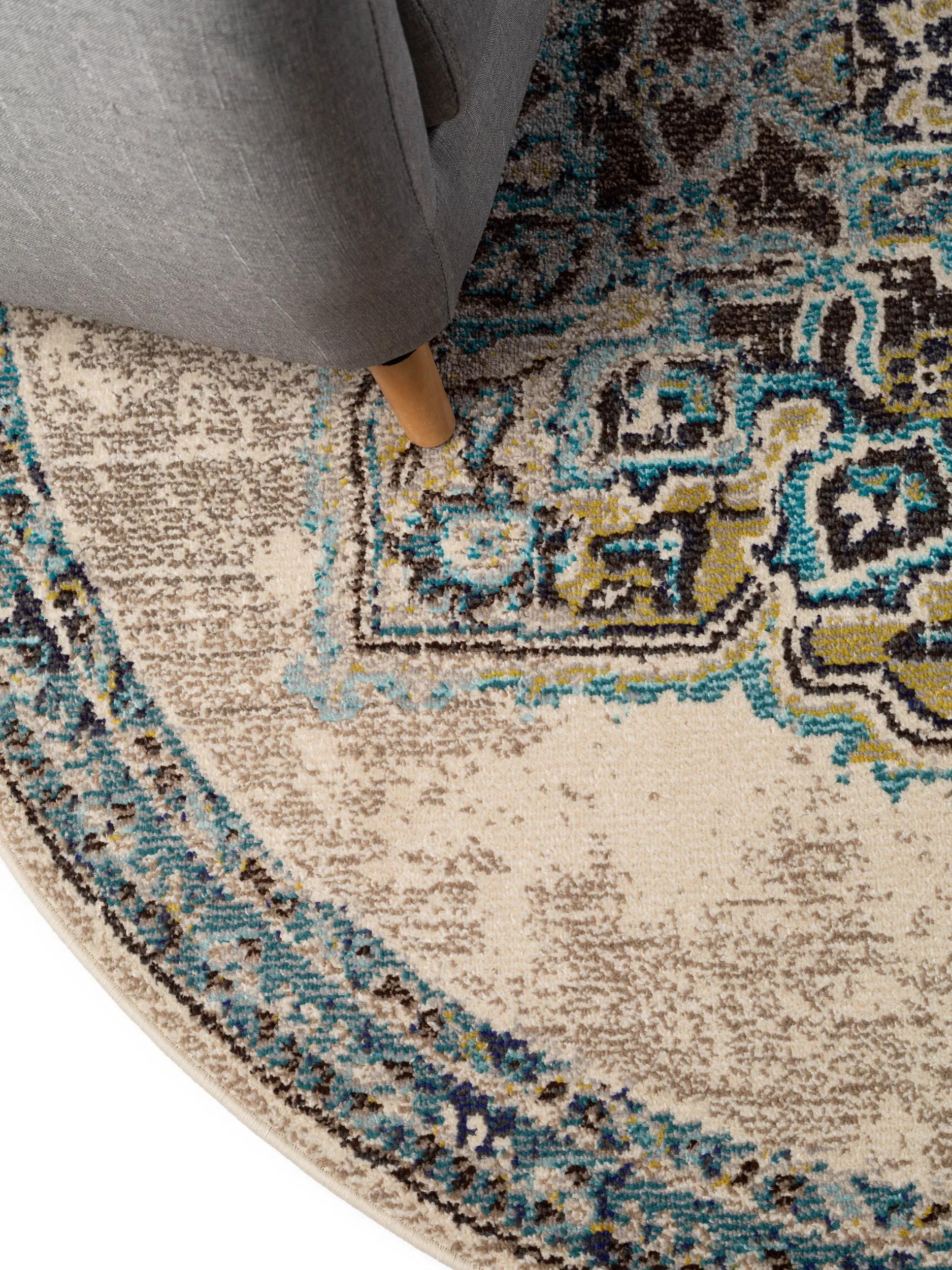 Round Rug Casa Beige