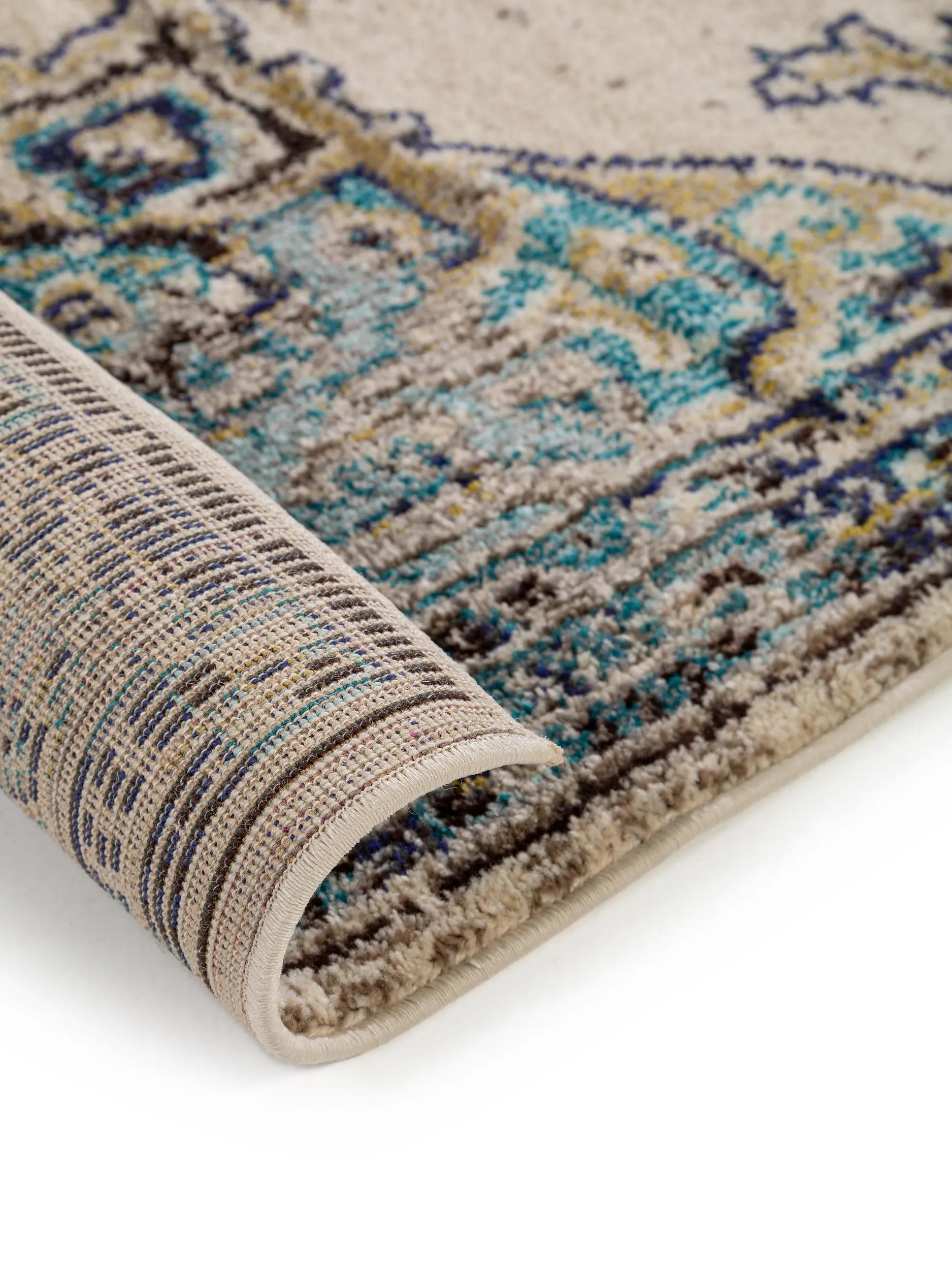 Rug Casa Beige/Turquoise