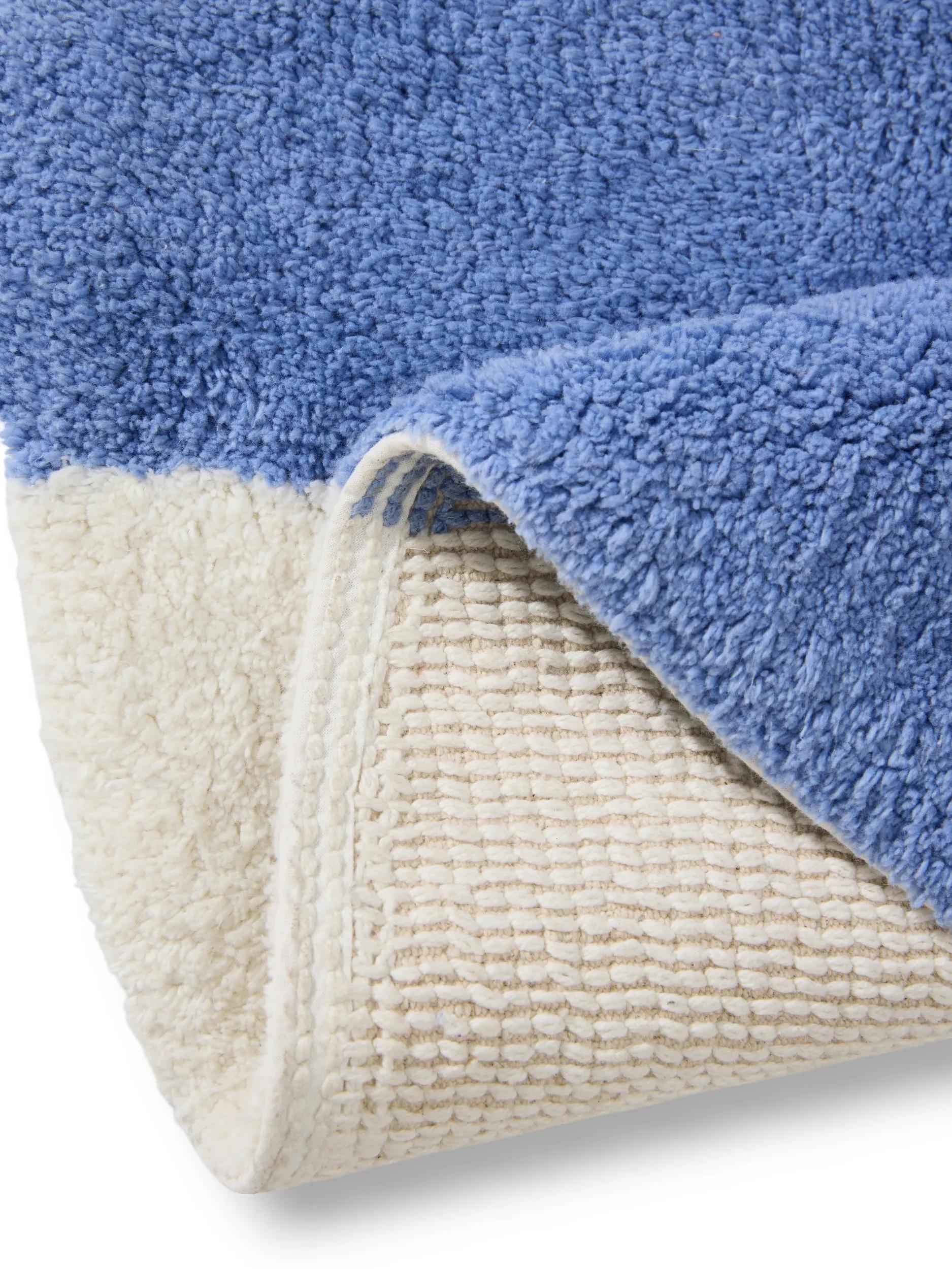 Washable Kid´s Rug Cecilia Blue/White