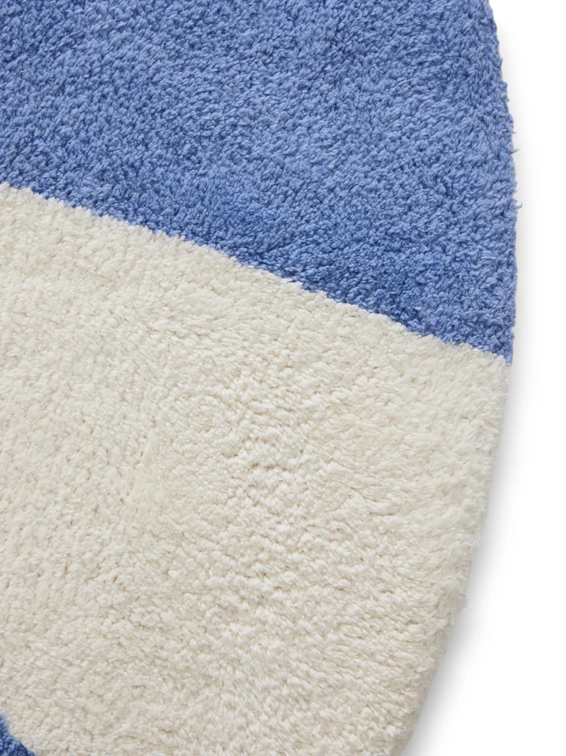 Washable Kid´s Rug Cecilia Blue/White